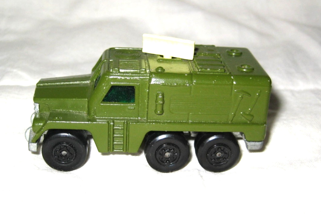VVG 1973 Matchbox TP-14 #16 Badger, Army Green with Working Cream Radar