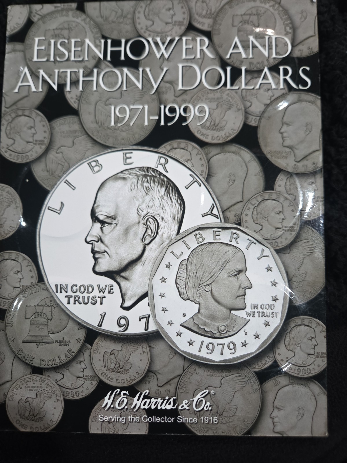 Eisenhower Anthony Dollars 1971 to 1999 Whitman Coin Folder Empty Album