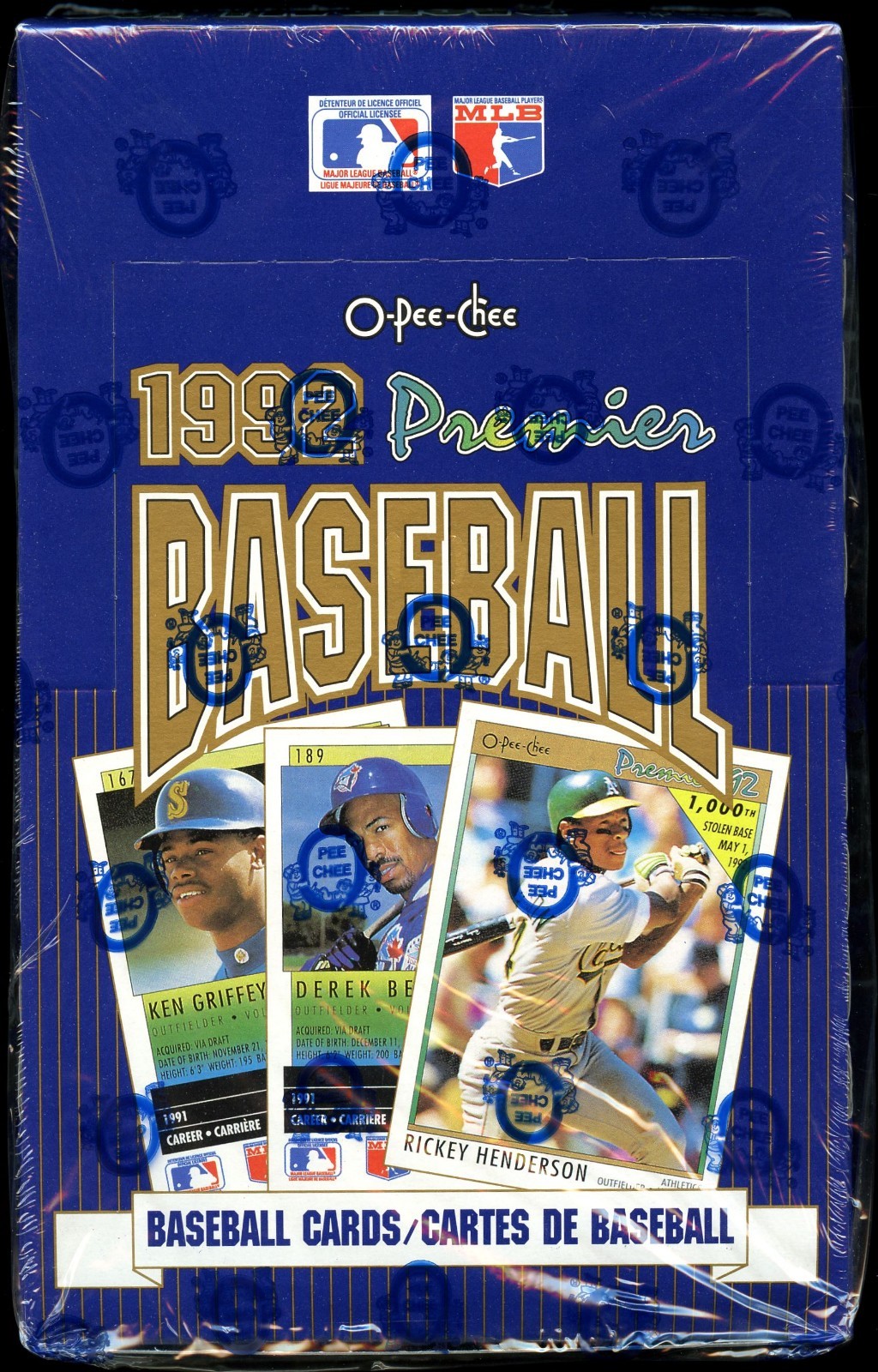 1992 O-Pee-Chee Premier Baseball Unopened Box - 36 Packs - OPC