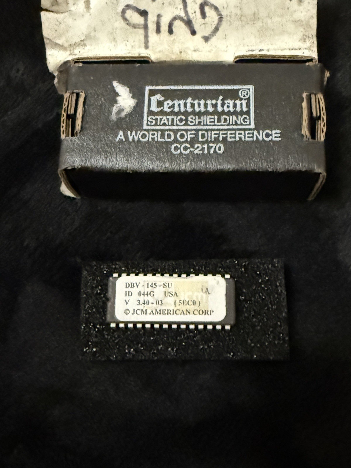 JCM American Corp DBV-145-SU Chip V3.40-03 ID 044G USA Vintage Electronic Part