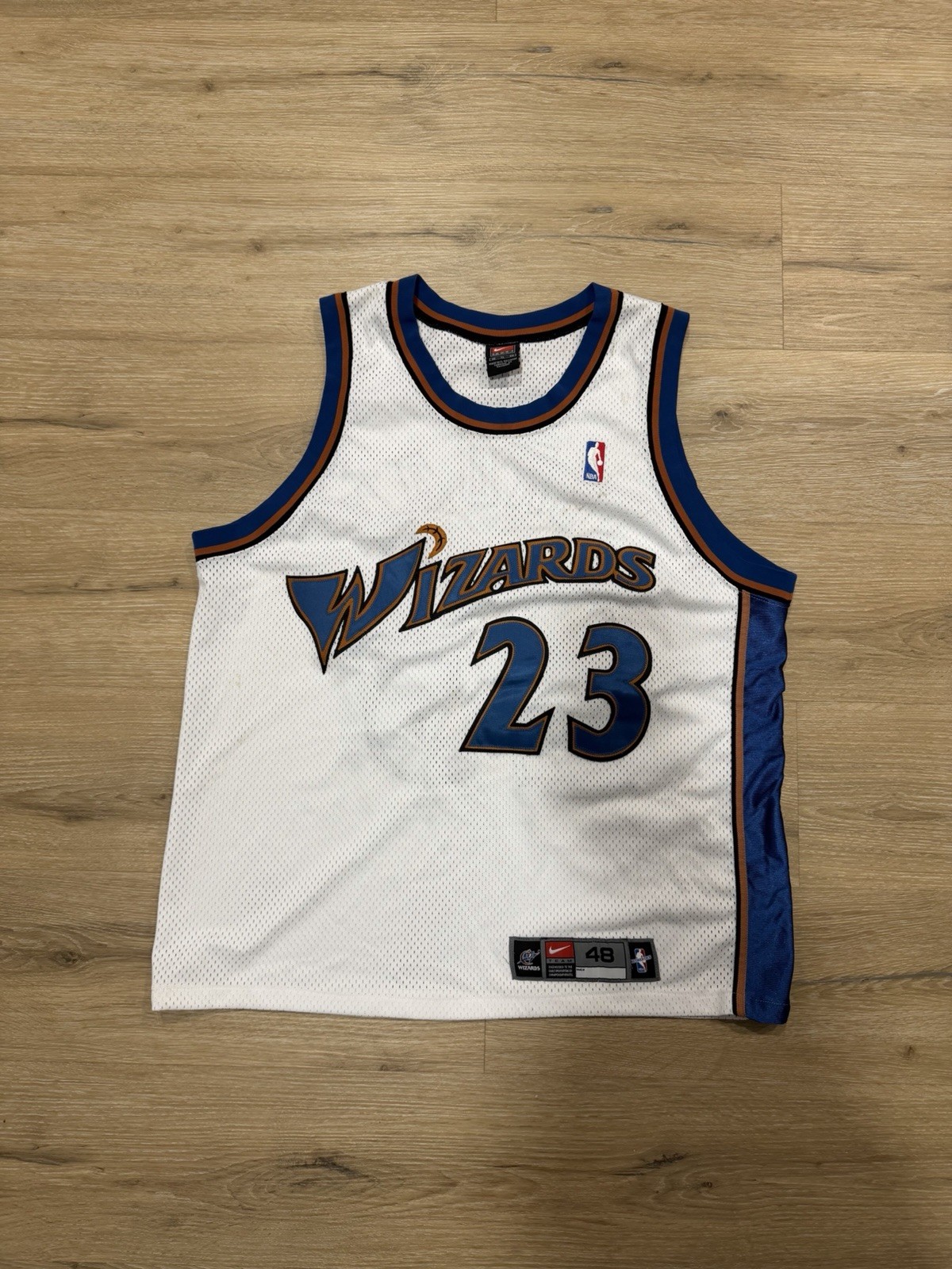 Vintage Michael Jordan Washington Wizards Authentic White Jersey Size 48 XL Vintage Michael Jordan Washington Wizards Authentic White Jersey Size 48 XL