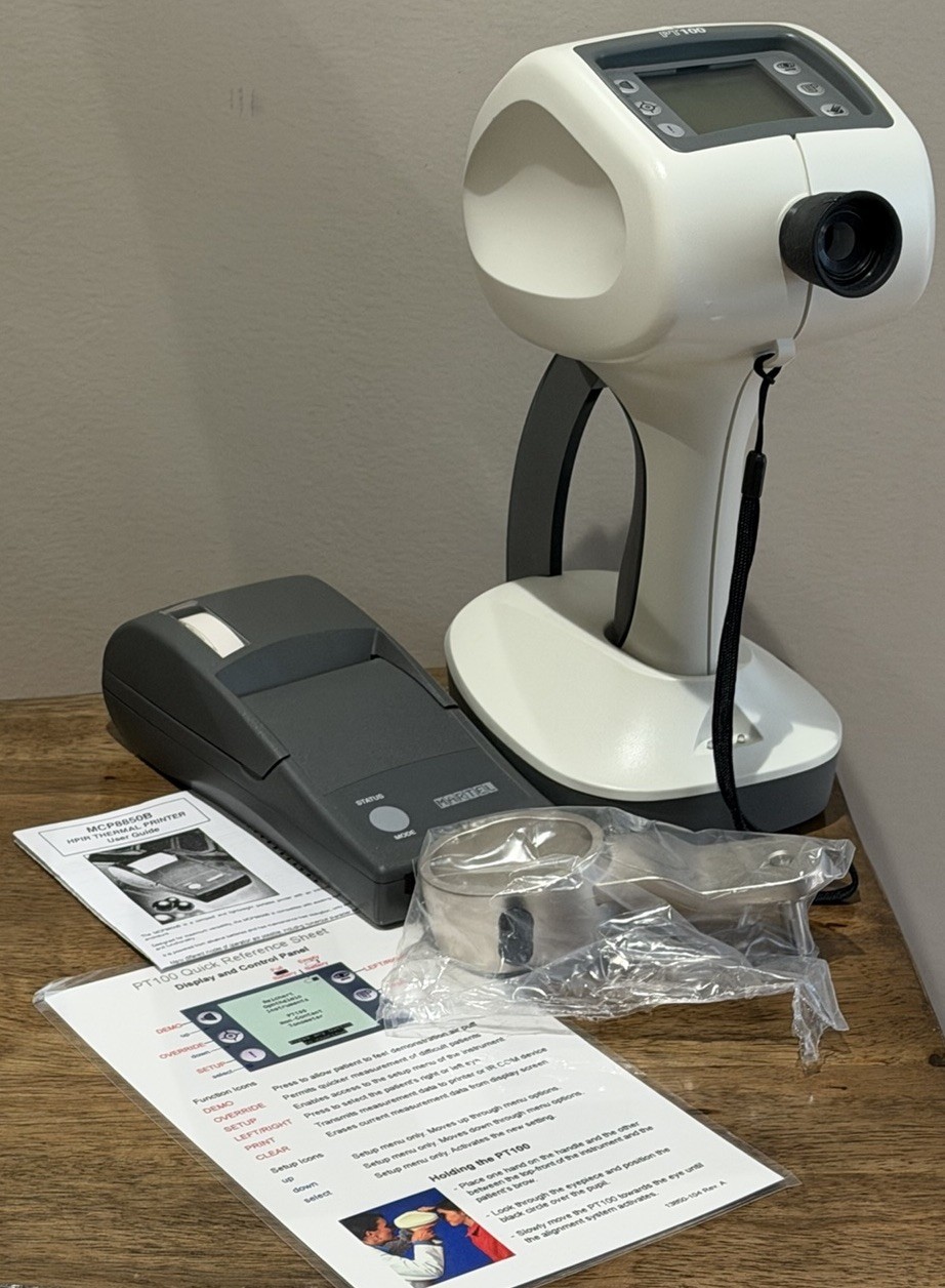 Reichert PT100 & Recharging Base for Portable Non-Contact Tonometer NCT Read Plz