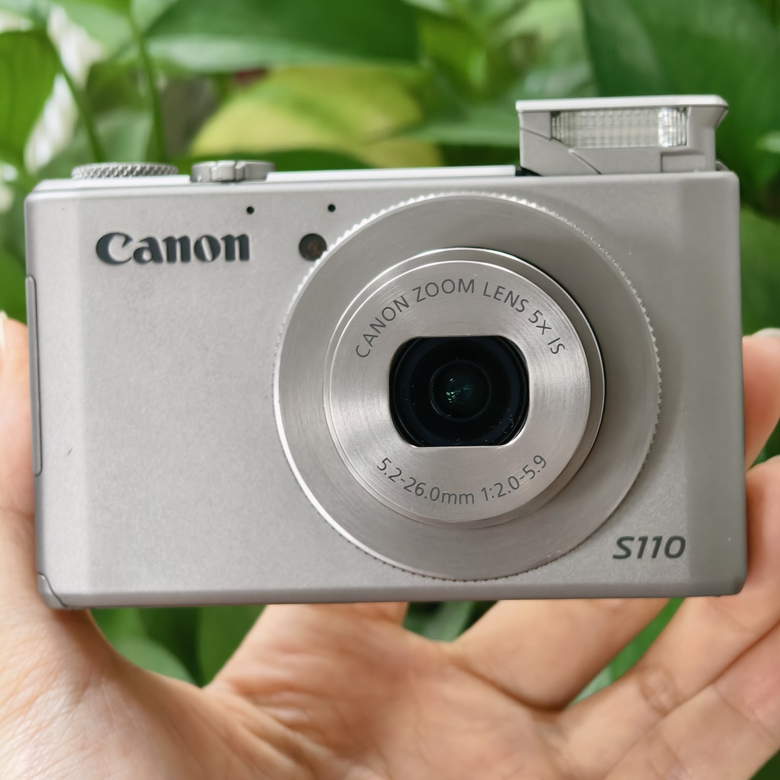 Canon PowerShot S110 12.1MP 5x Zoom Digital Camera W/ Charger Silver Tested Canon PowerShot S110 12.1MP 5x Zoom Digital Camera W/ Charger Silver Tested