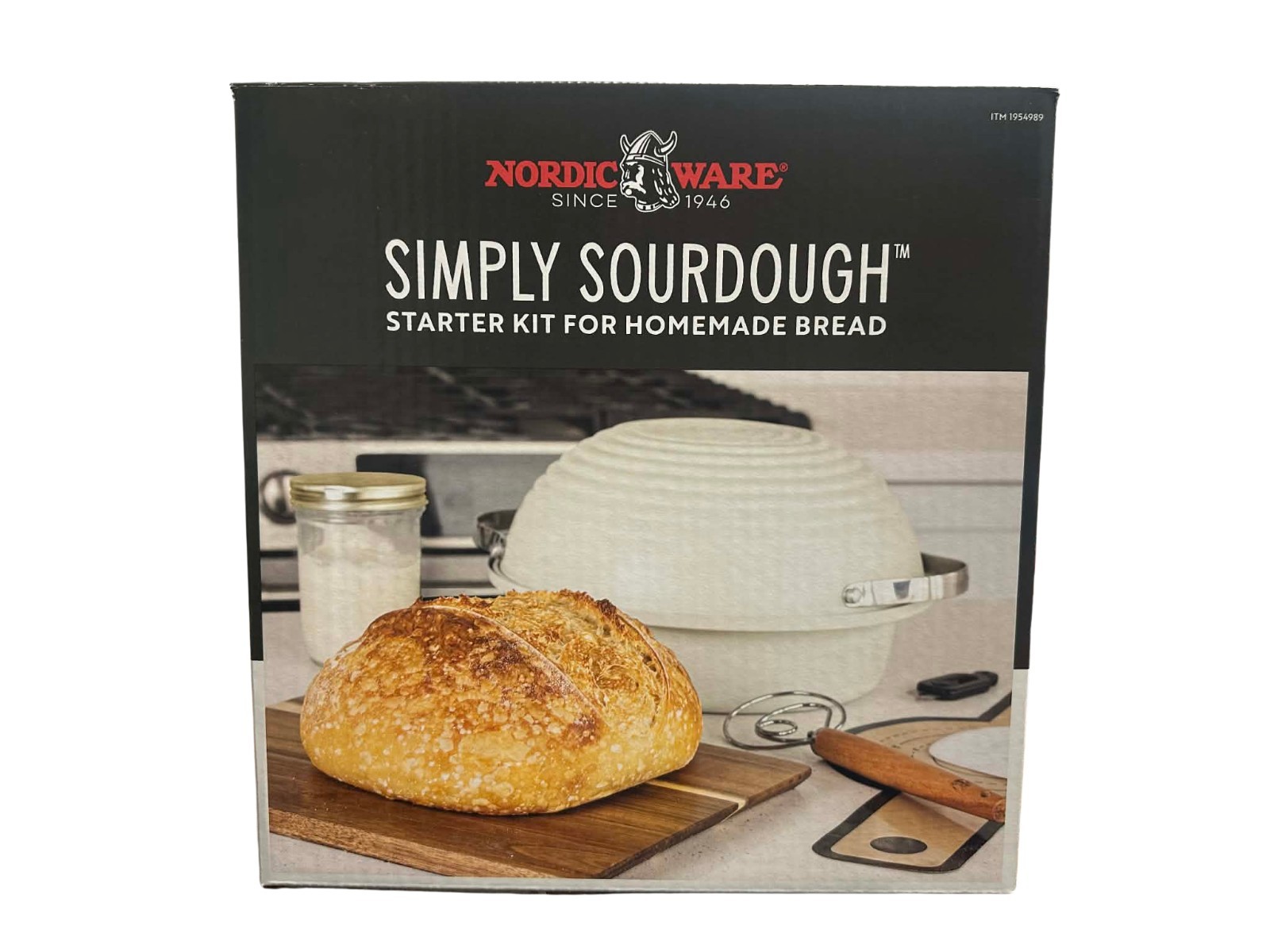 Nordic Ware Simply Sourdough Starter Kit 7Pc Nonstick Oven Safe 450° No Culture