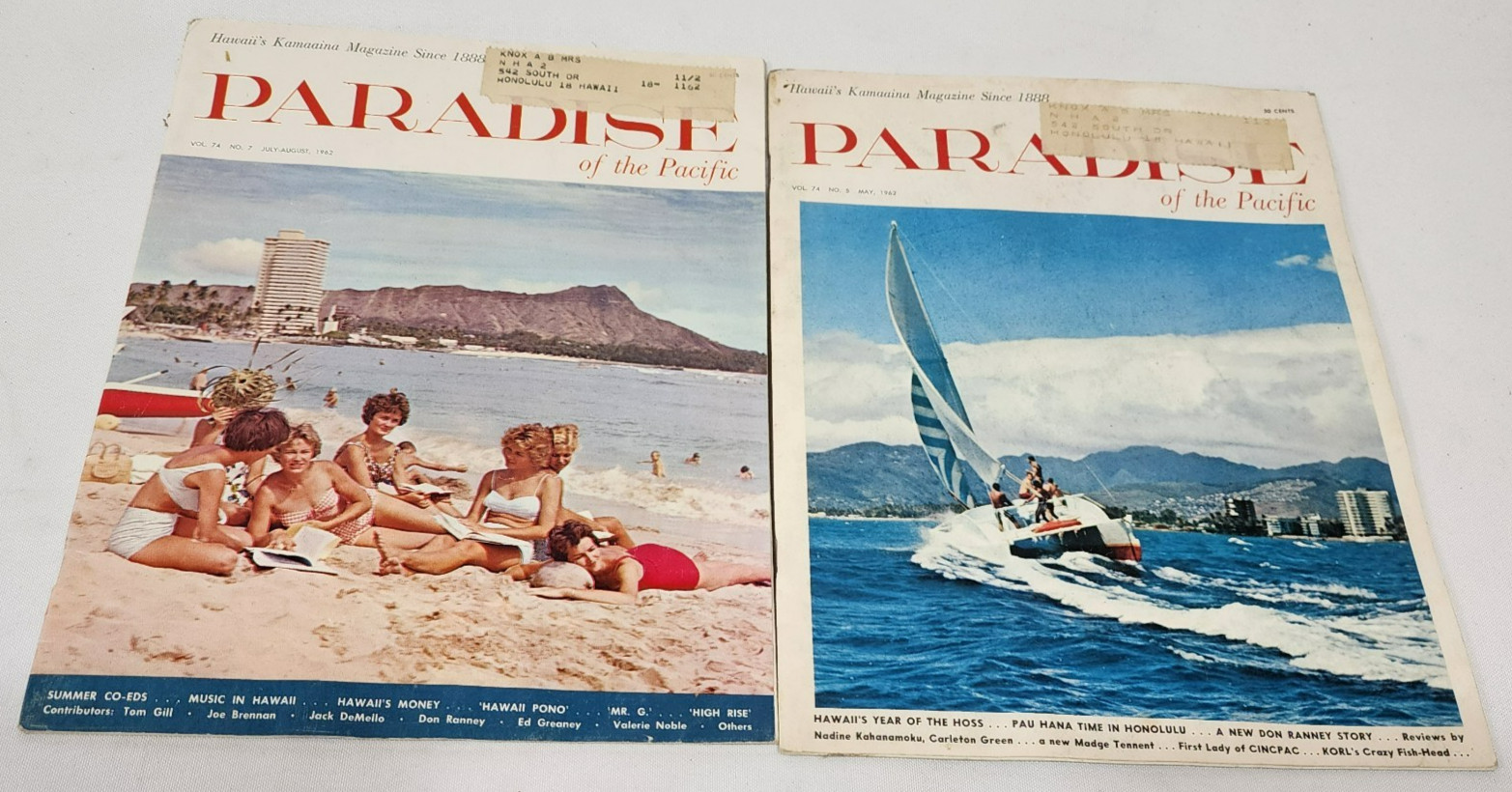 Vintage Paradise Of The Pacific Magazine Hawaii May 1962 July/Aug 1962 Set Of 2 Vintage Paradise Of The Pacific Magazine Hawaii May 1962 July/Aug 1962 Set Of 2