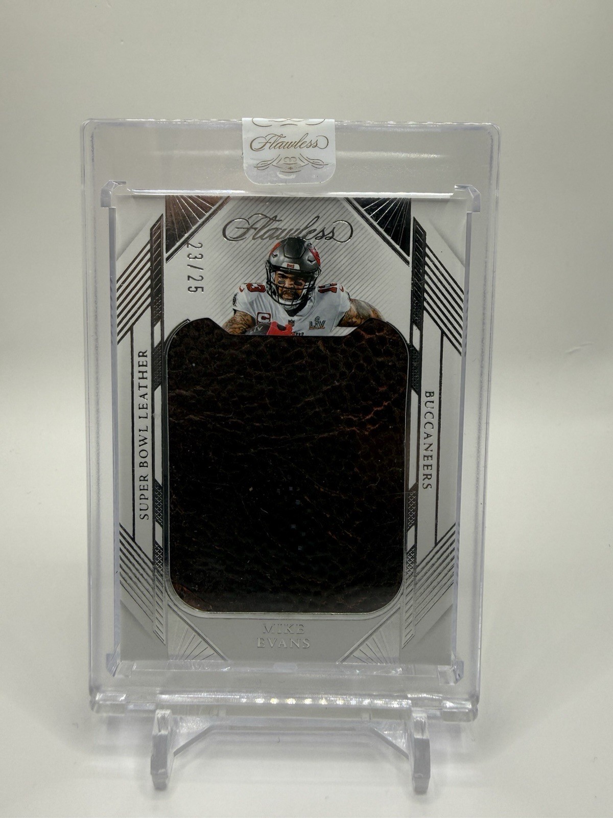 Mike Evans 2025 Panini Flawless Super Bowl Leather /25 #Sblv-Me