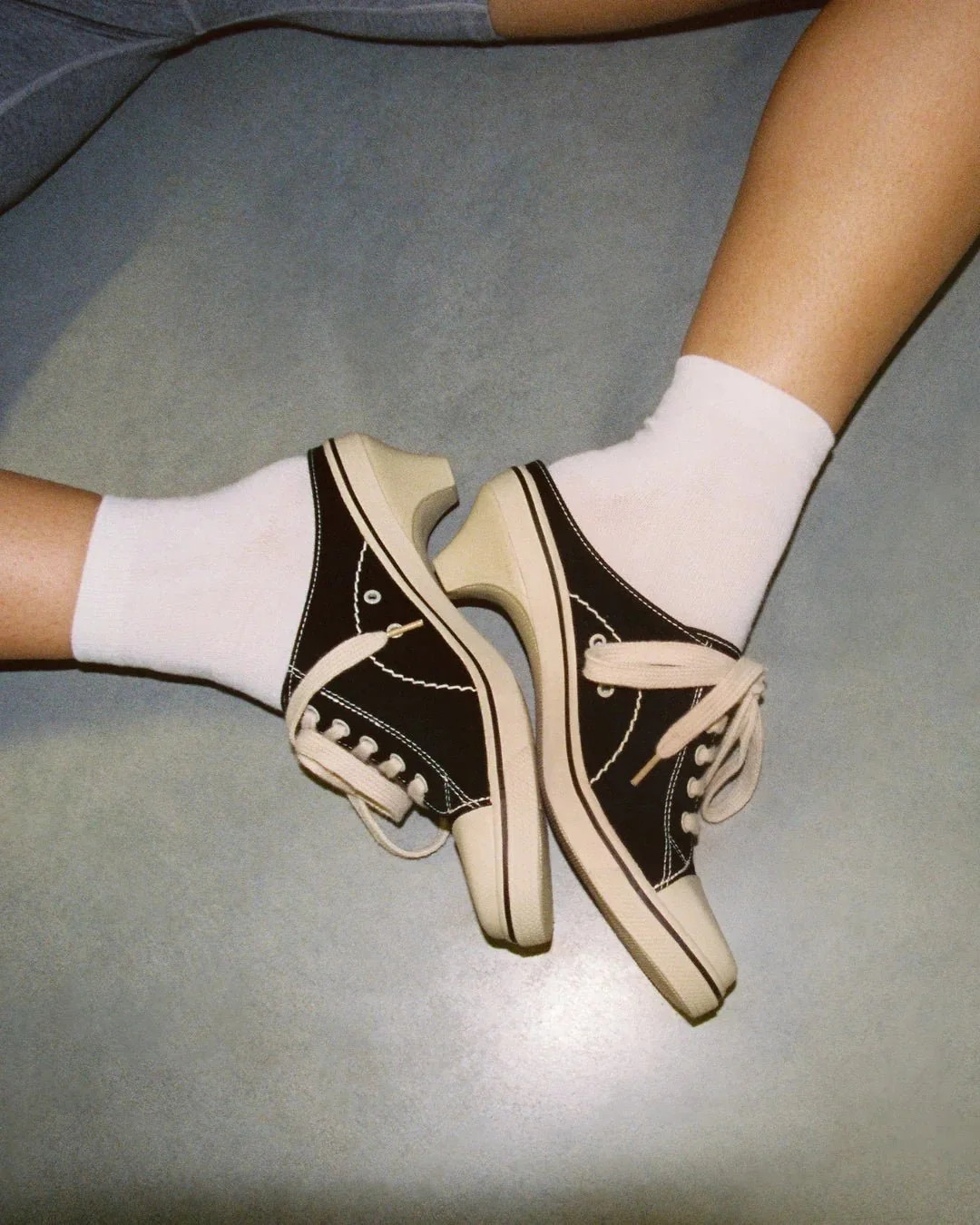 American Deadstock Y2K Gone Sneaker Mules - Black American Deadstock Y2K Gone Sneaker Mules - Black