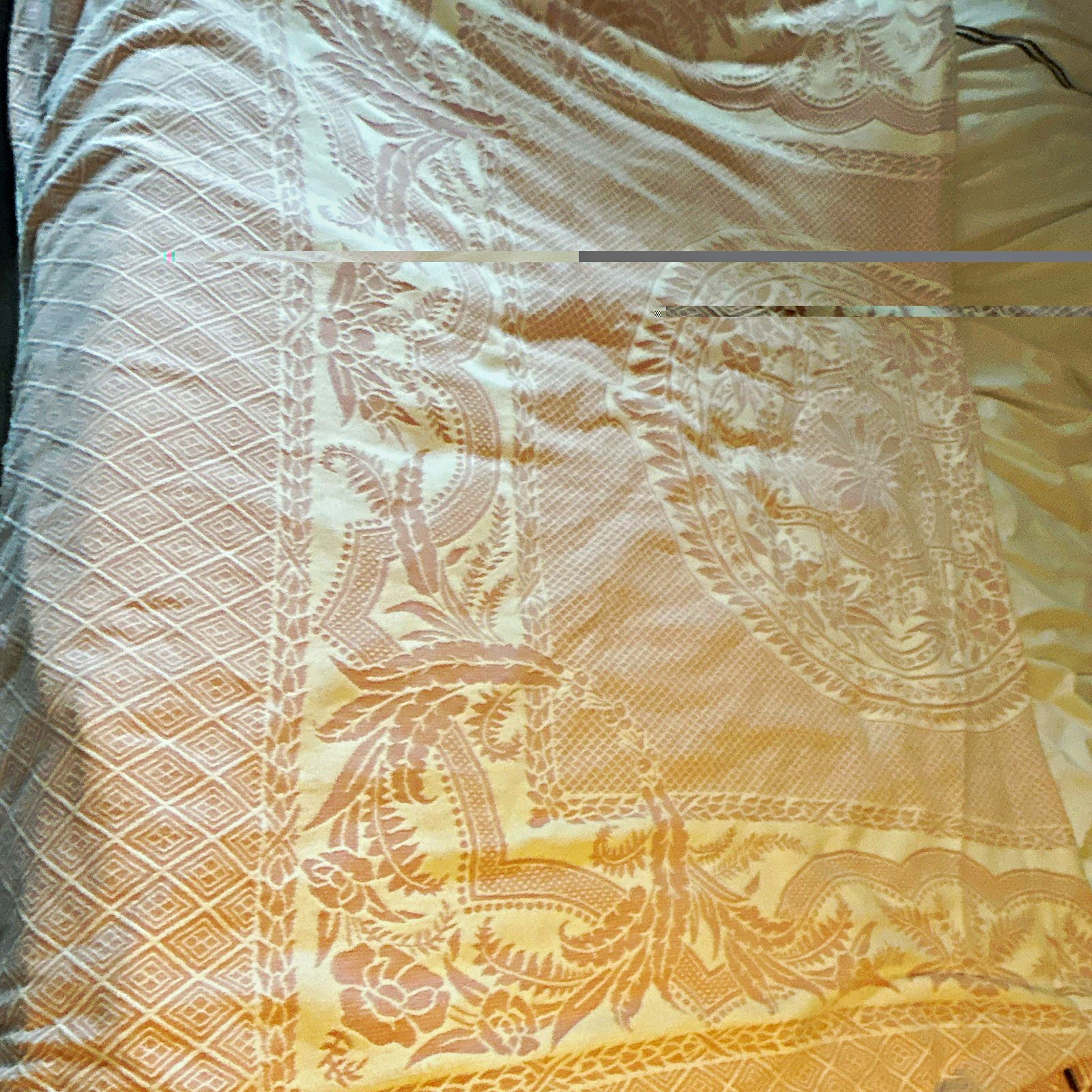 Vintage mid-century king size coverlet 