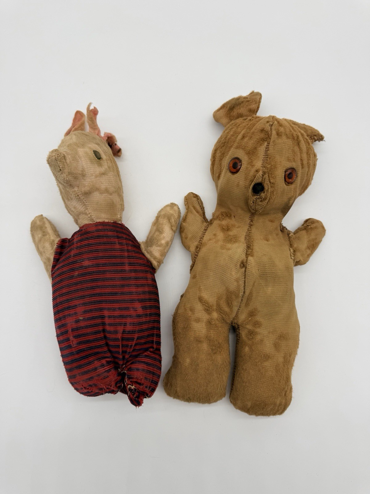 Antique 1930’s Winnie the Pooh & Piglet Cloth Stuffed Primitive Homemade Dolls Antique 1930’s Winnie the Pooh & Piglet Cloth Stuffed Primitive Homemade Dolls