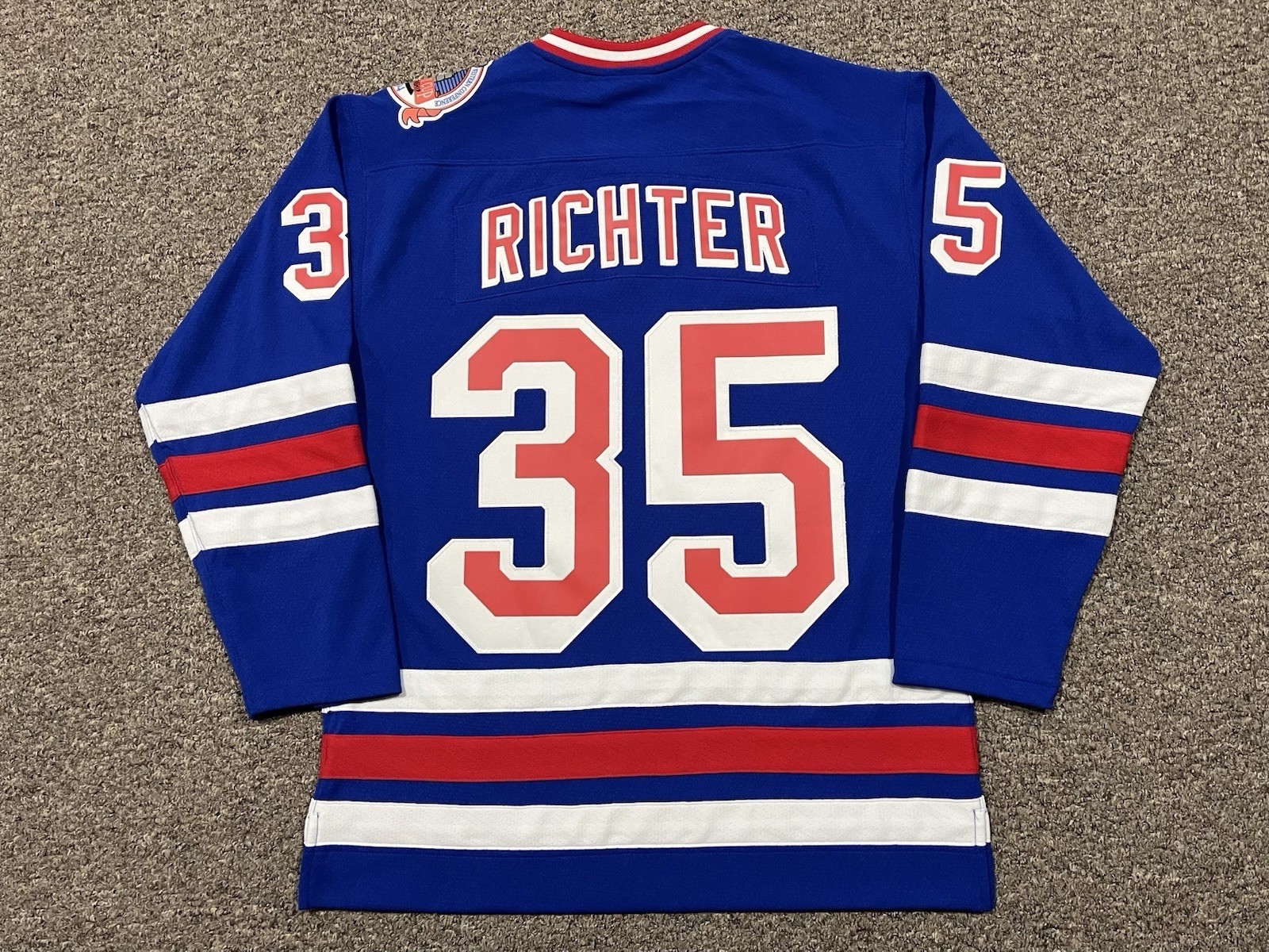 Mike Richter - New York Rangers - 1994 Mitchell & Ness Away Jersey sz Medium