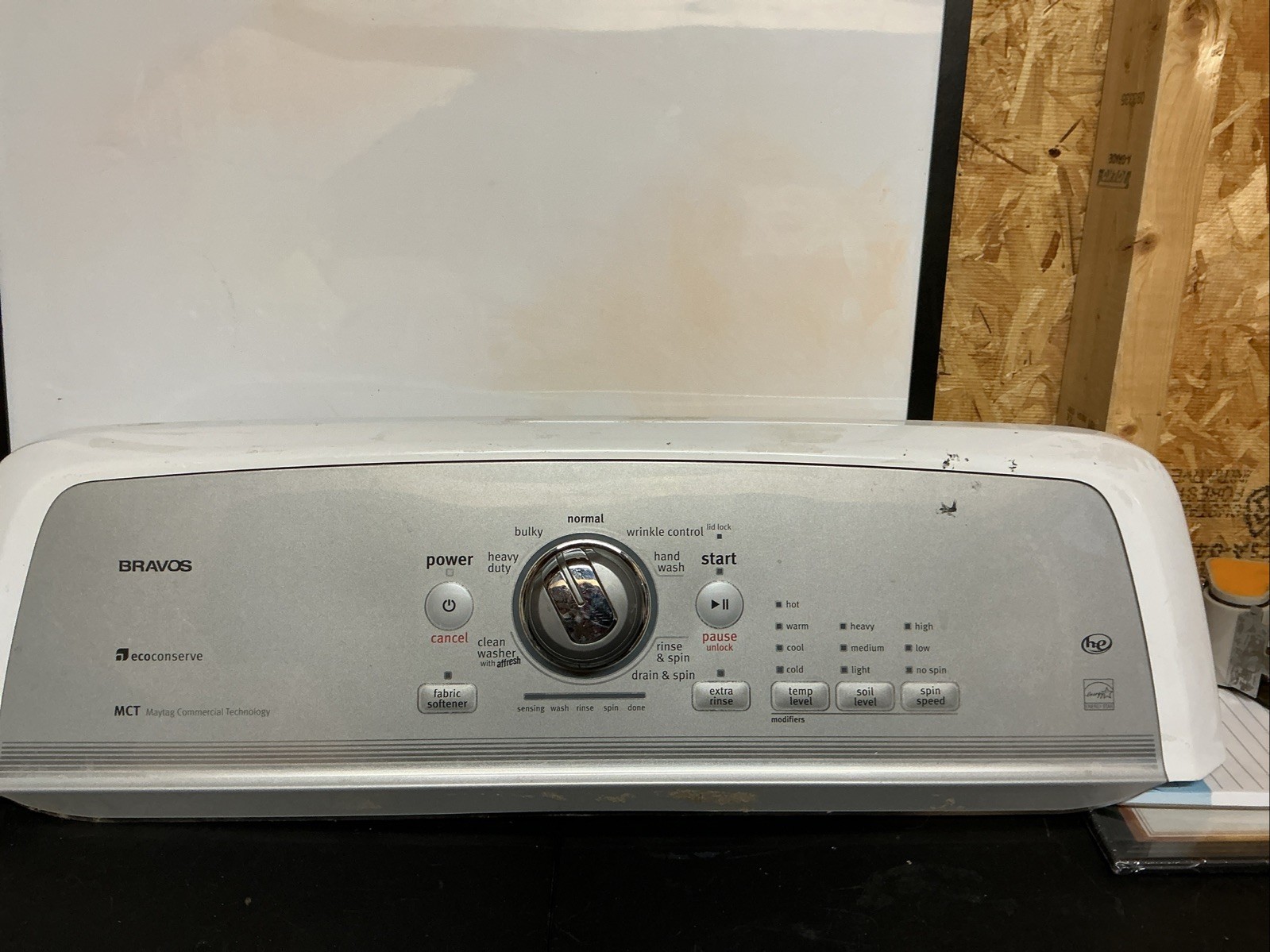 Maytag Washer W10293205 W10287043 Control Panel W/ Control Board Used 90 Day Ret Maytag Washer W10293205 W10287043 Control Panel W/ Control Board Used 90 Day Ret