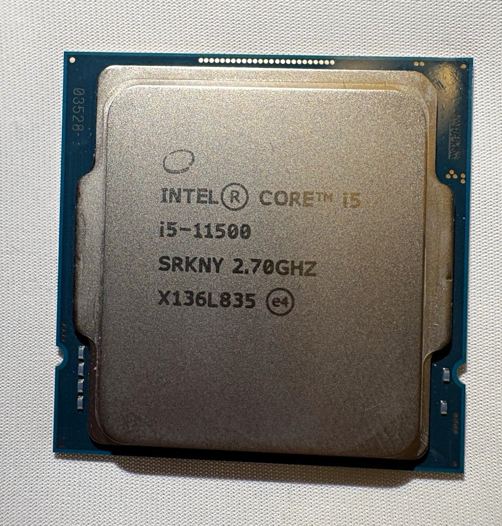 Intel Core i5-11500 SRKNY 6-Core 2.70GHz LGA1200 11th Gen CPU Intel Core i5-11500 SRKNY 6-Core 2.70GHz LGA1200 11th Gen CPU