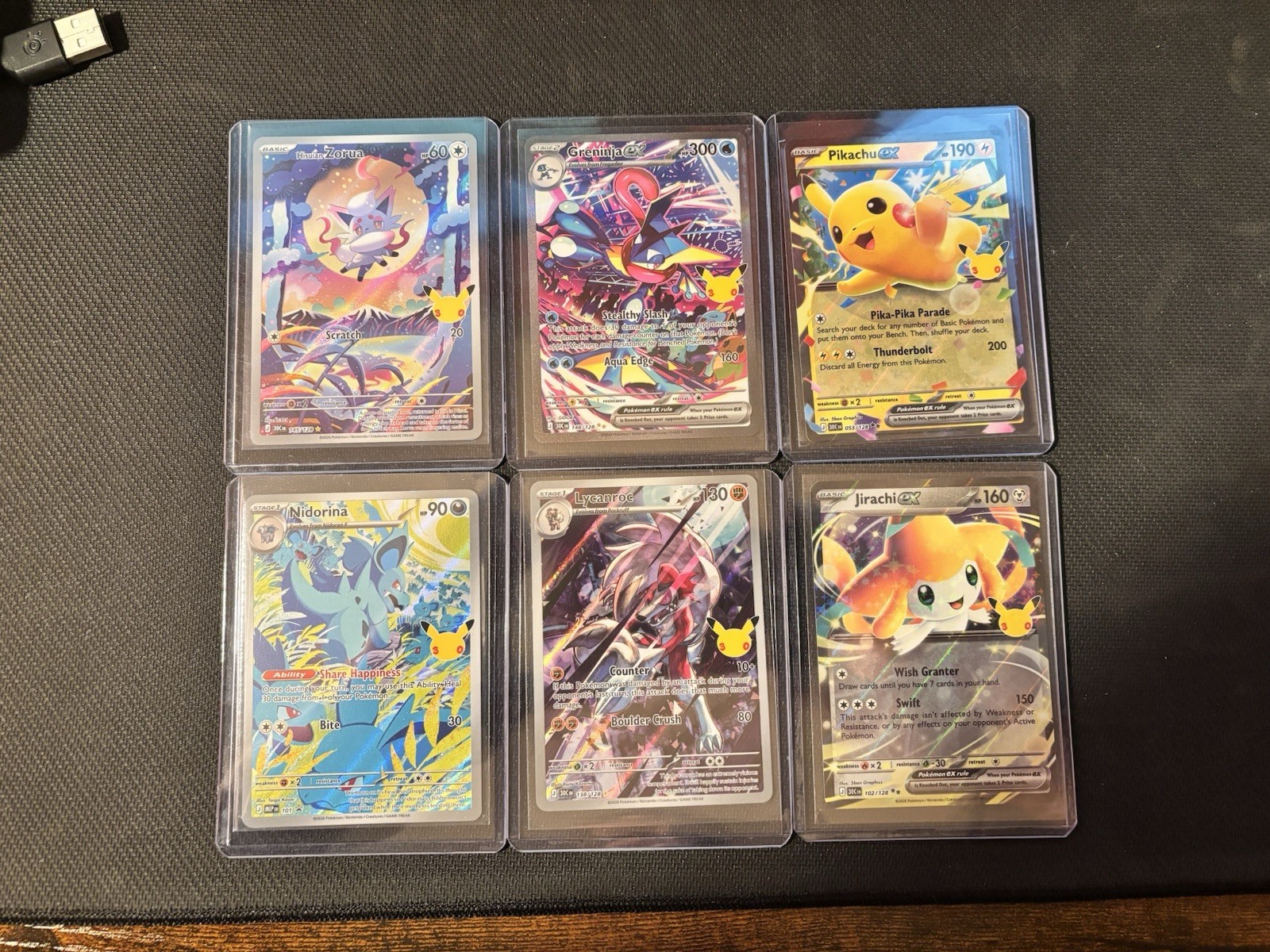 Pokémon TCG 30th Celebration Holos Mixed Lot 6 Cards NM/M Pokémon TCG 30th Celebration Holos Mixed Lot 6 Cards NM/M