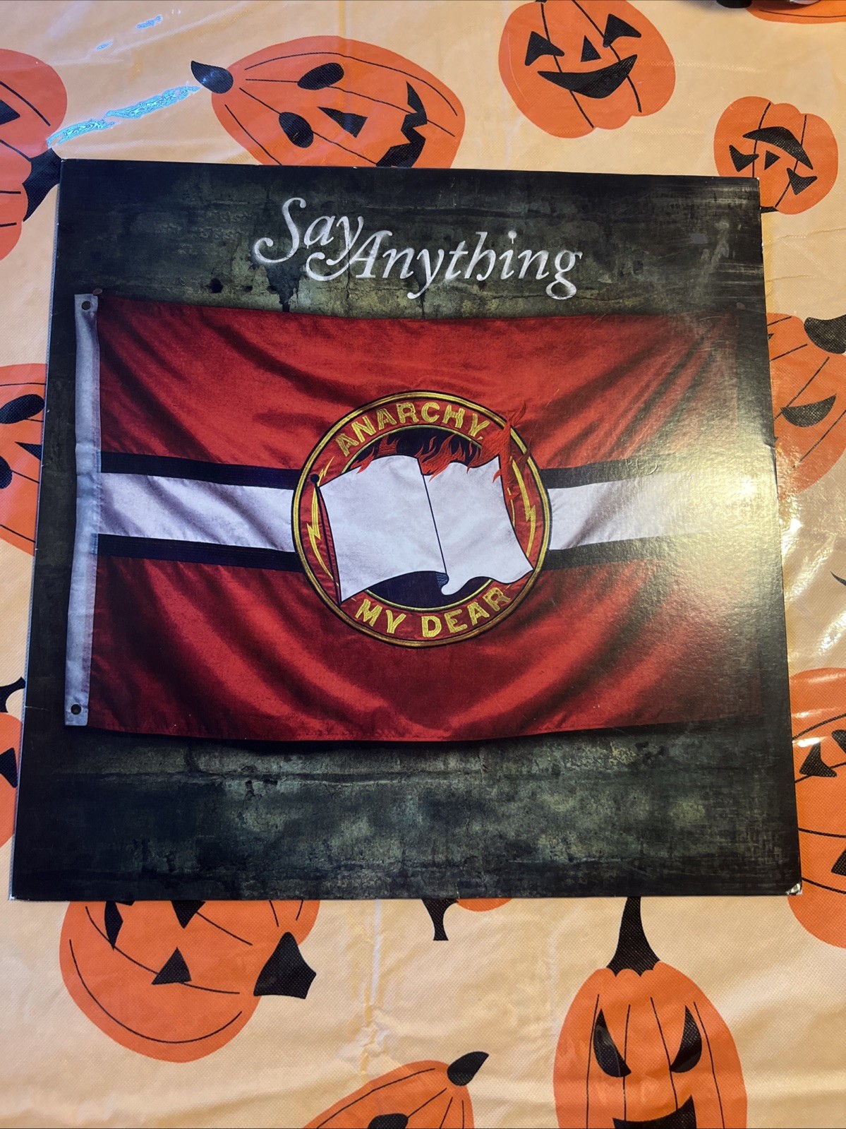 Say Anything Anarchy, My Dear 2012 First Pressing Red Vinyl LP Record Say Anything Anarchy, My Dear 2012 First Pressing Red Vinyl LP Record