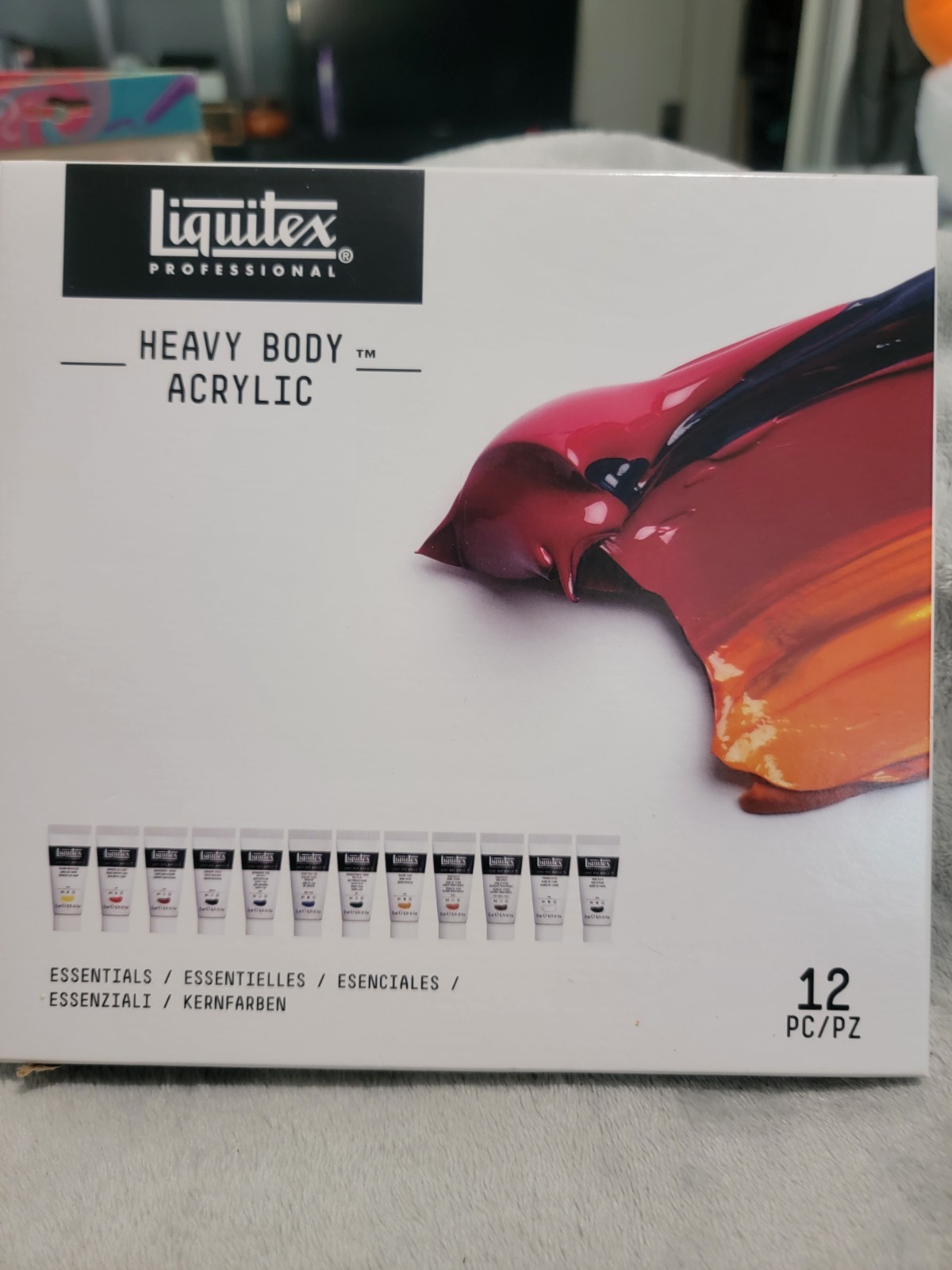 Liquitex Professional Heavy Body Acrylic Essentials Set 12pcs New Sealed