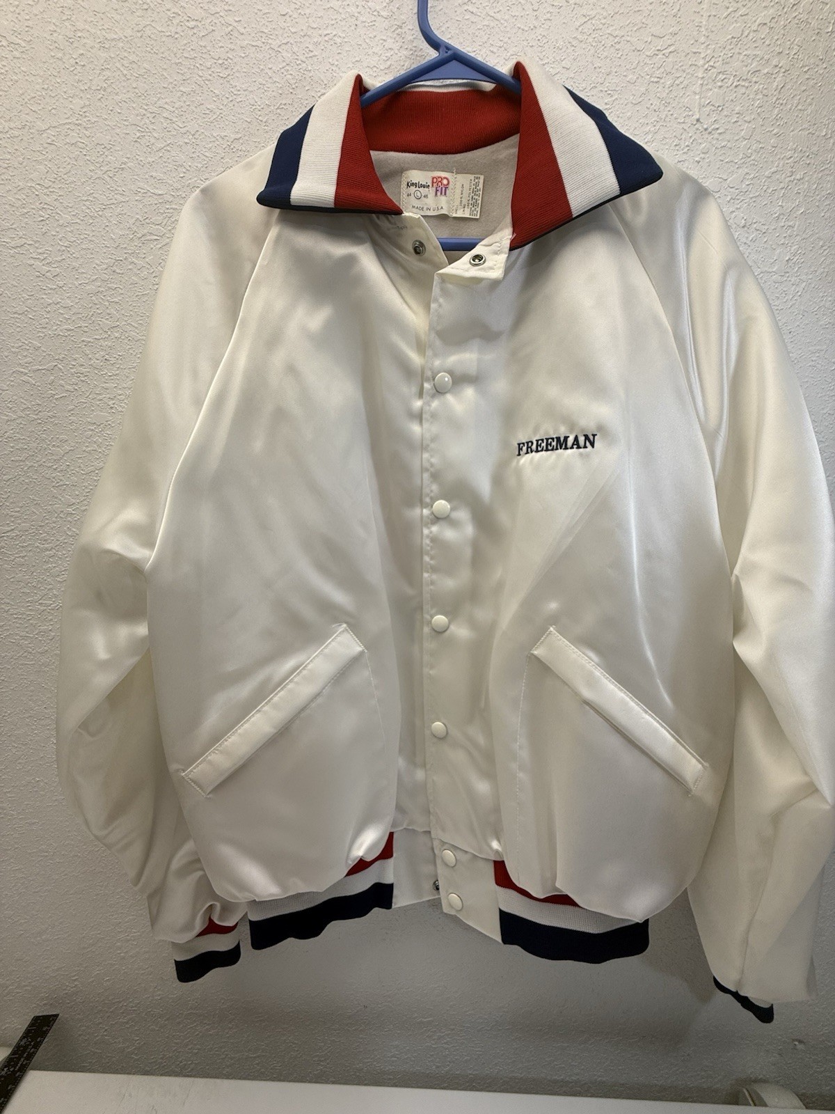 Vintage 1993 Tony Orlando Yellow Ribbon Theater Branson Satin Jacket L USA