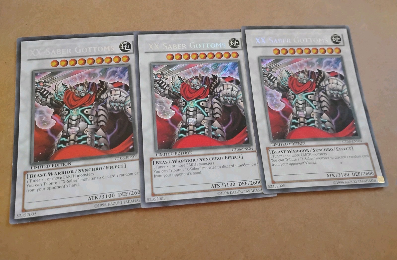 1x XX Saber Gottoms ct10 Secret Rare Promo Mint Yugioh 1x XX Saber Gottoms ct10 Secret Rare Promo Mint Yugioh