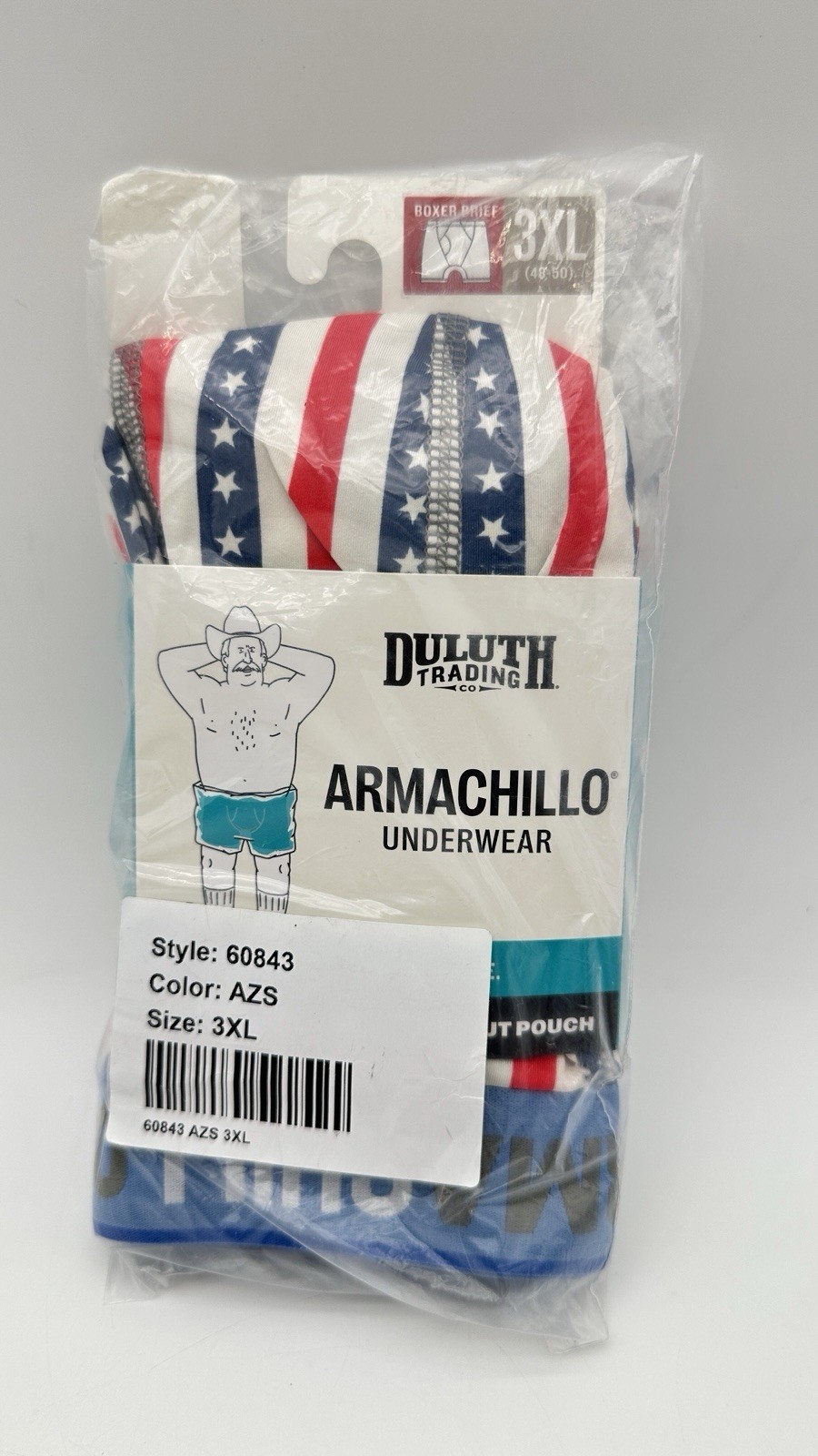 Duluth Men\'s Armachillo Pattern Bullpen Boxer Brief 3XL (48-50) Duluth Men\'s Armachillo Pattern Bullpen Boxer Brief 3XL (48-50)