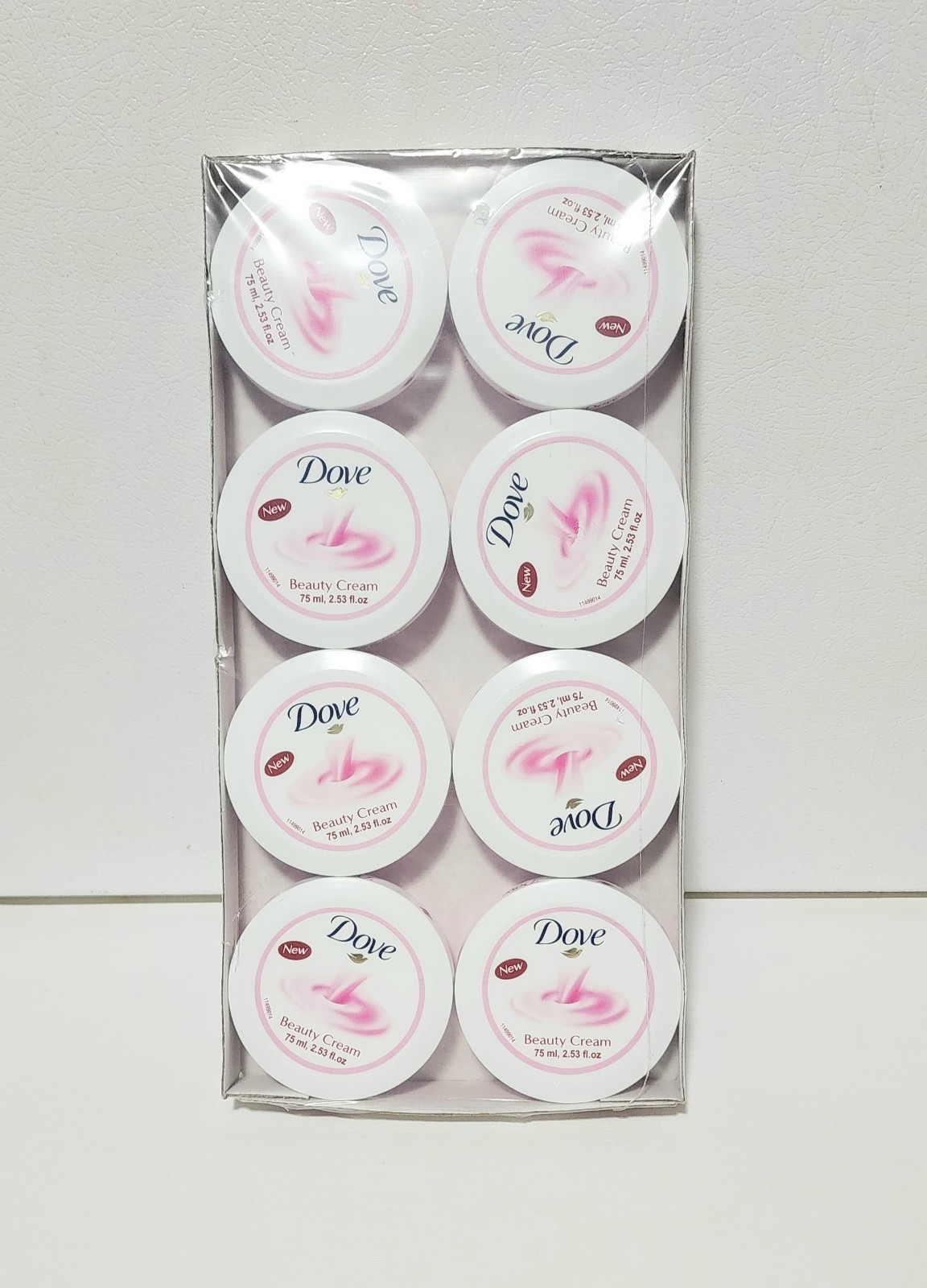 Pack of 8 Dove Beauty Cream 72ml 2.53 fl.oz New Sealed.