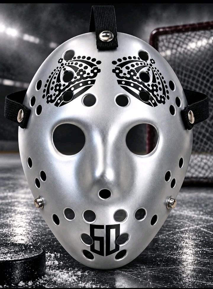 LA Kings 60th Anniversary Retro Goalie Mask Opening Night Promo NHL Halloween 