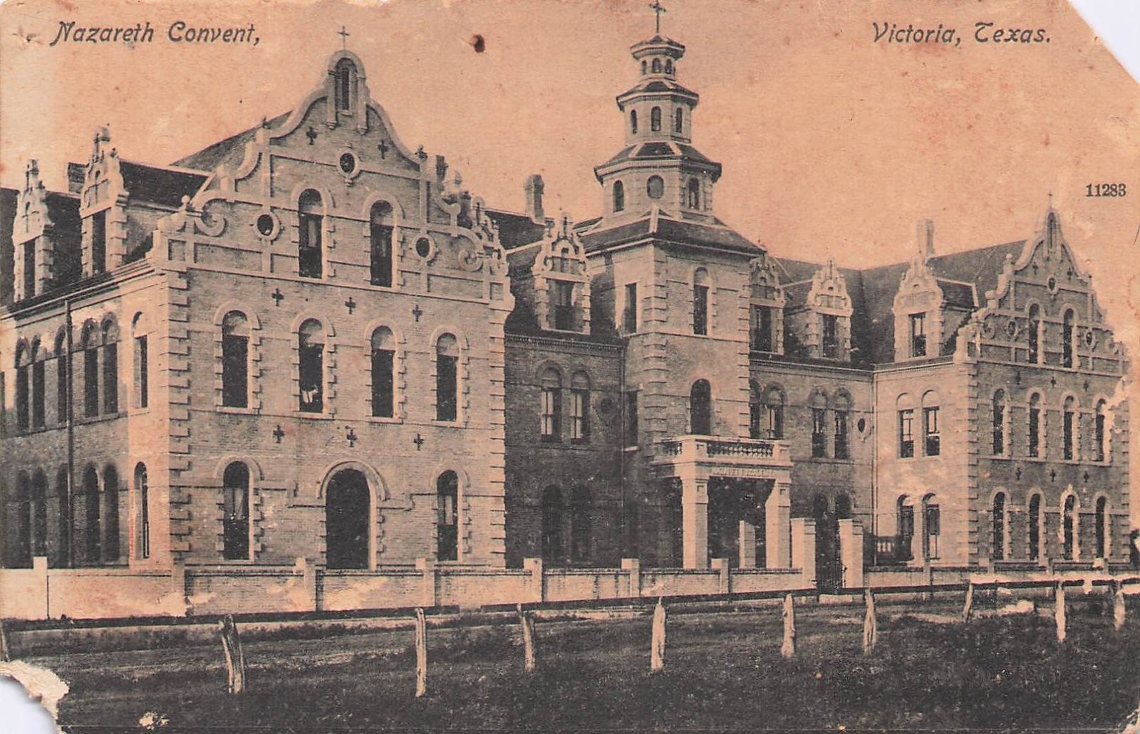 Nazareth Convent Victoria Texas Postcard