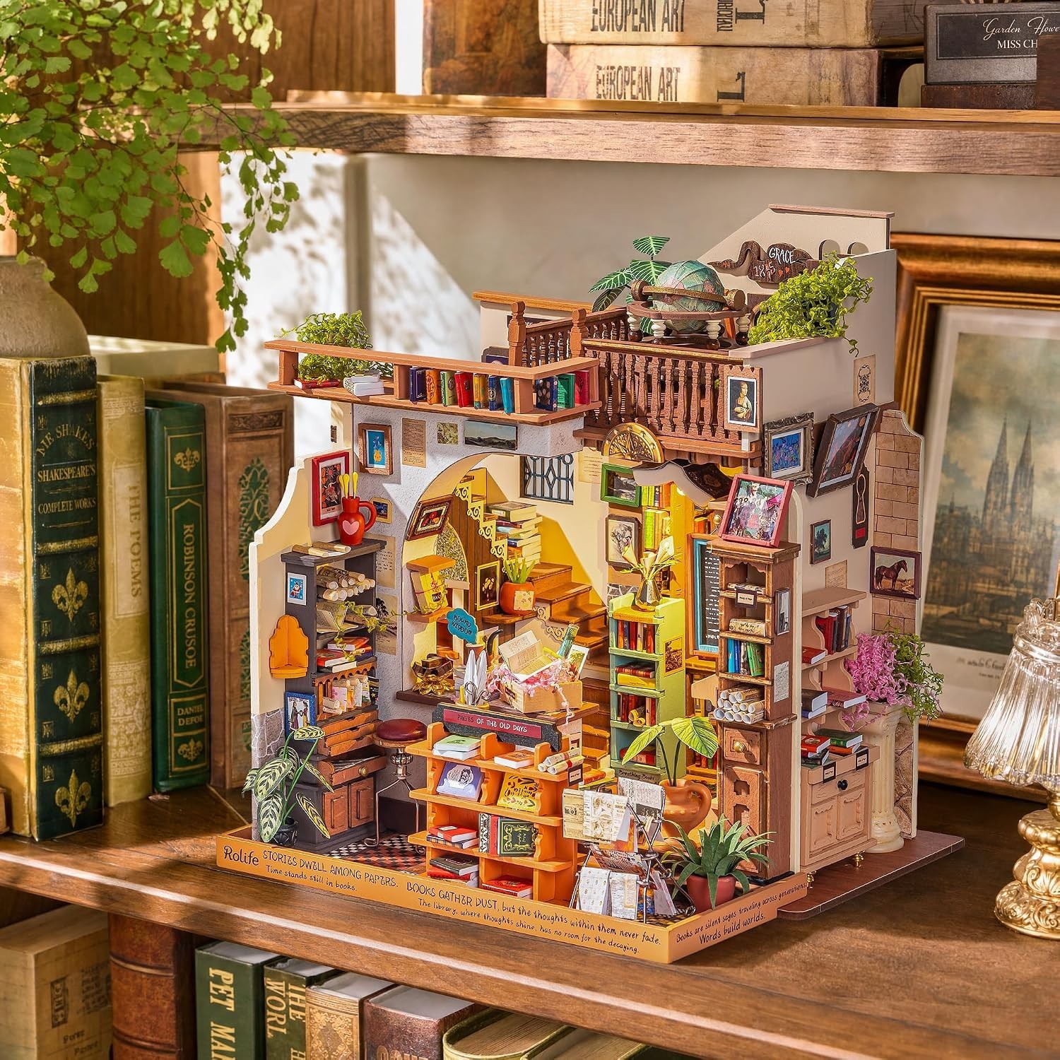 Rolife DIY Miniature House Pagestory Books DIY dollhouse kit Christmas Toy Gift Rolife DIY Miniature House Pagestory Books DIY dollhouse kit Christmas Toy Gift