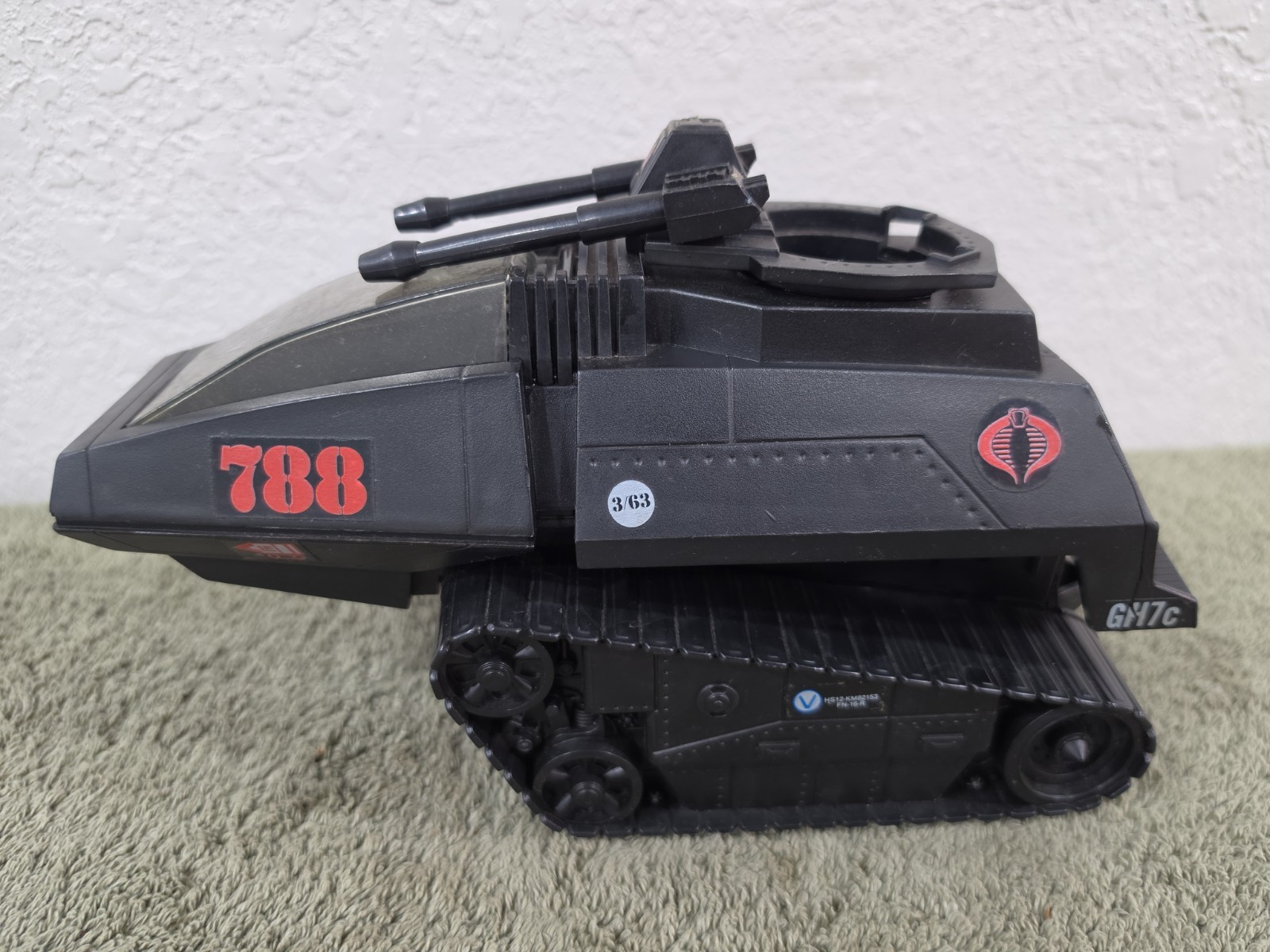 VINTAGE HASBRO 1983 G.I JOE COBRA LOOSE H.I.S.S. HISS TANK VEHICLE COMPLETE