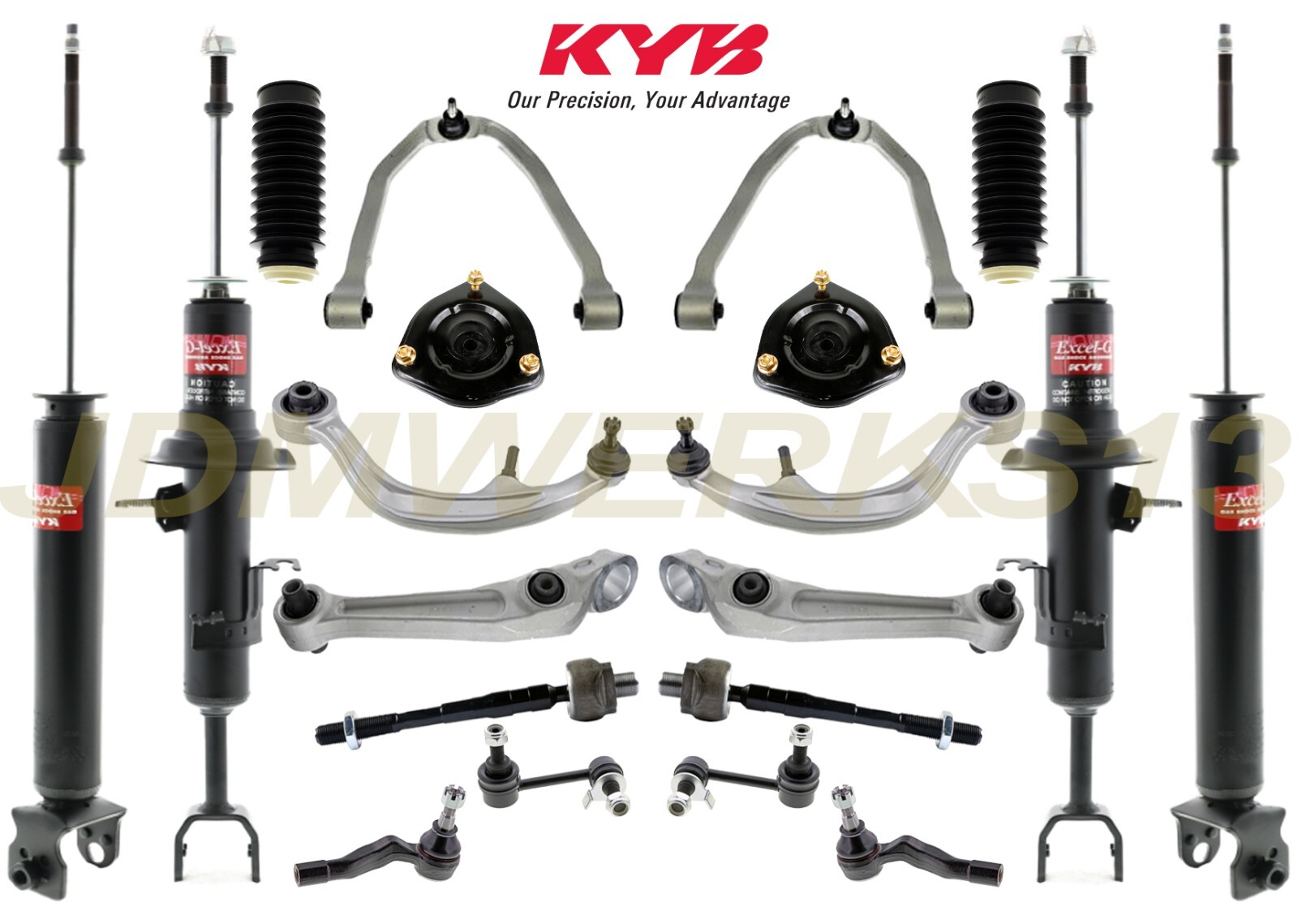 SUSPENSION REBUILD KIT B & KYB STRUTS SHOCKS For Z33 NISSAN 350Z 2003 03 04 2004