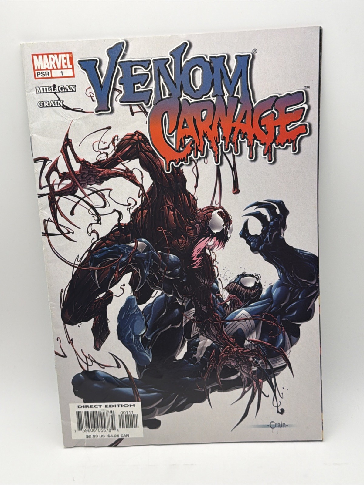 Venom vs. Carnage # 1, 1st appearance of Pat Mulligan (Marvel 2004)