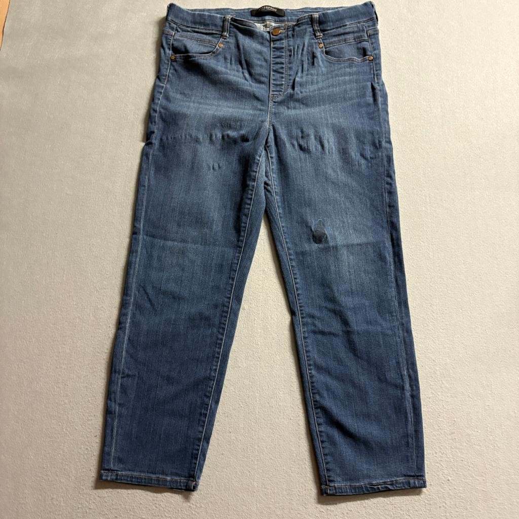 Liverpool Los Angeles Abby Slim Ankle Jeans Womens Size 16 Blue Denim Stretch