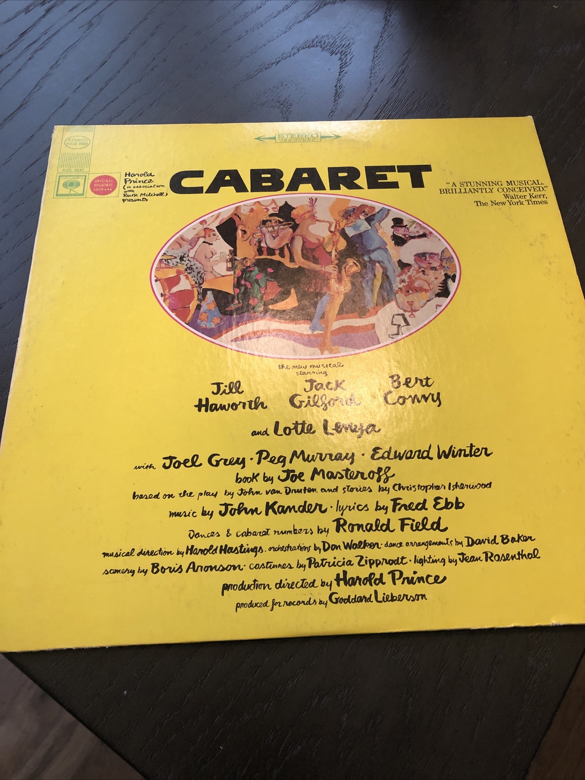 cabaret jill haworth jack gilford bert convy vinyl record