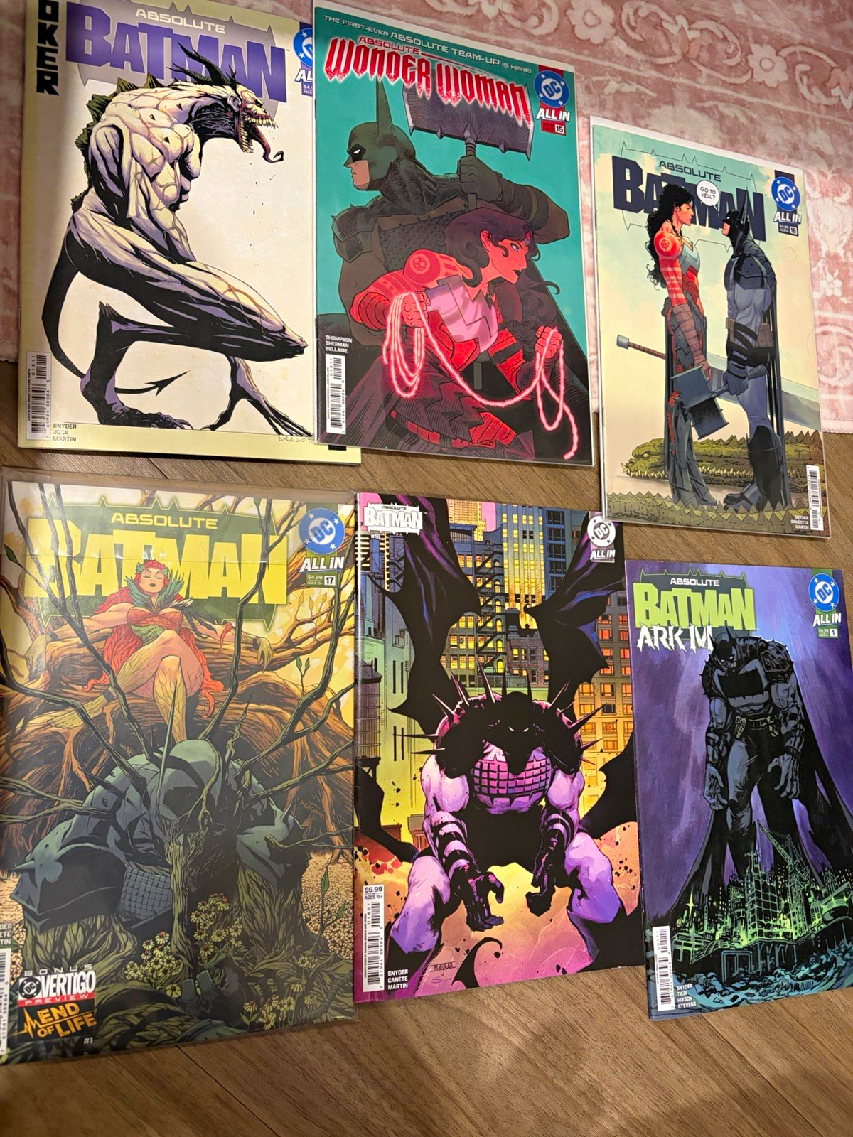 Absolute Batman Devil’s Workshop Complete Arc #15-18, Ark M #1 Mint/Near Mint