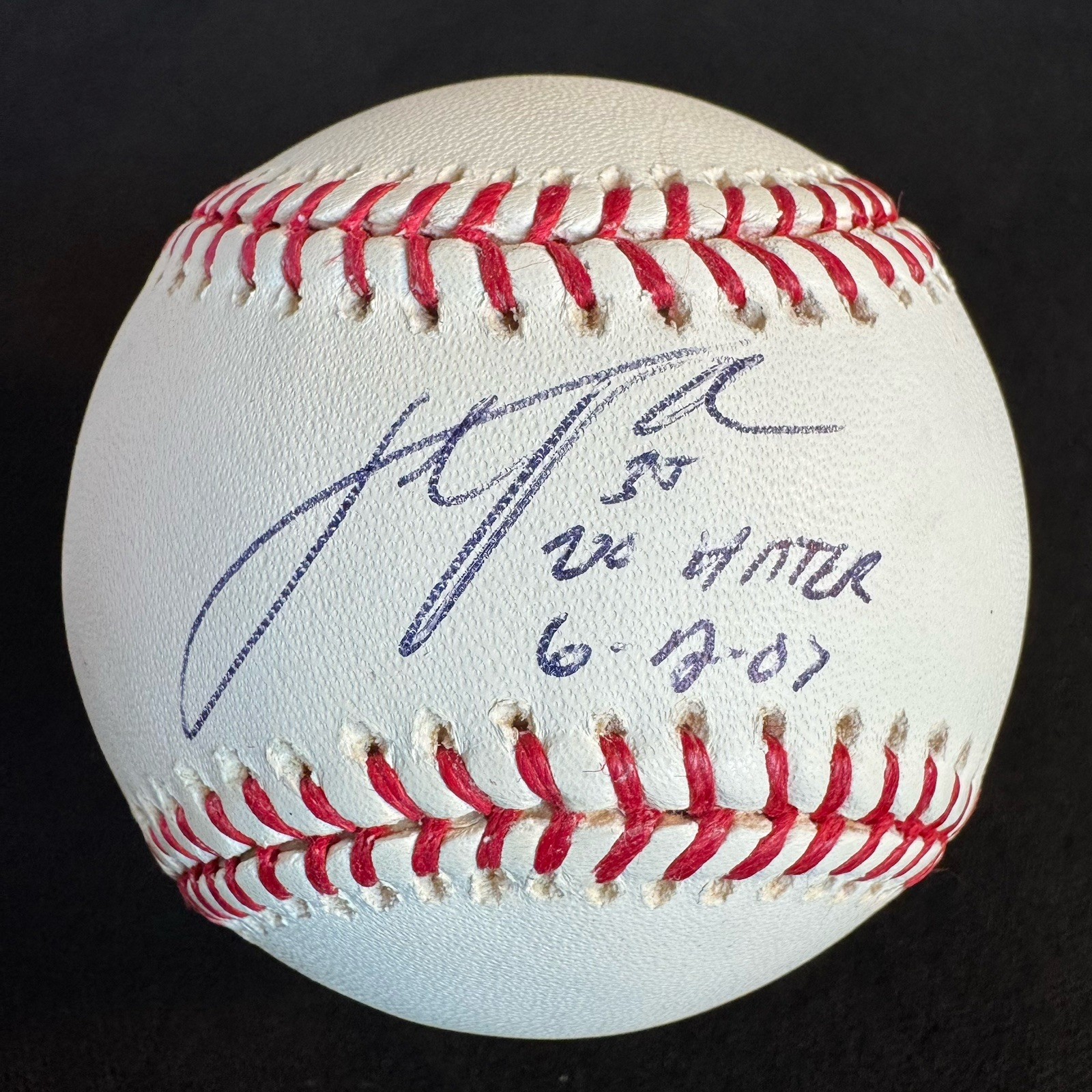 Justin Verlander No Hitter 6-12-07 Signed Autographed Baseball Ball JSA LOA Justin Verlander No Hitter 6-12-07 Signed Autographed Baseball Ball JSA LOA