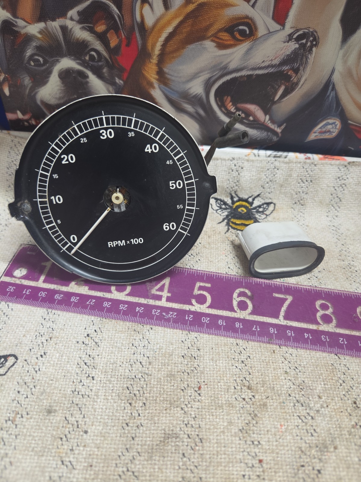1967 1968 MERCURY COUGAR OEM 6000 RPM TACHOMETER 6K Tach C8WF-17360-B 1967 1968 MERCURY COUGAR OEM 6000 RPM TACHOMETER 6K Tach C8WF-17360-B