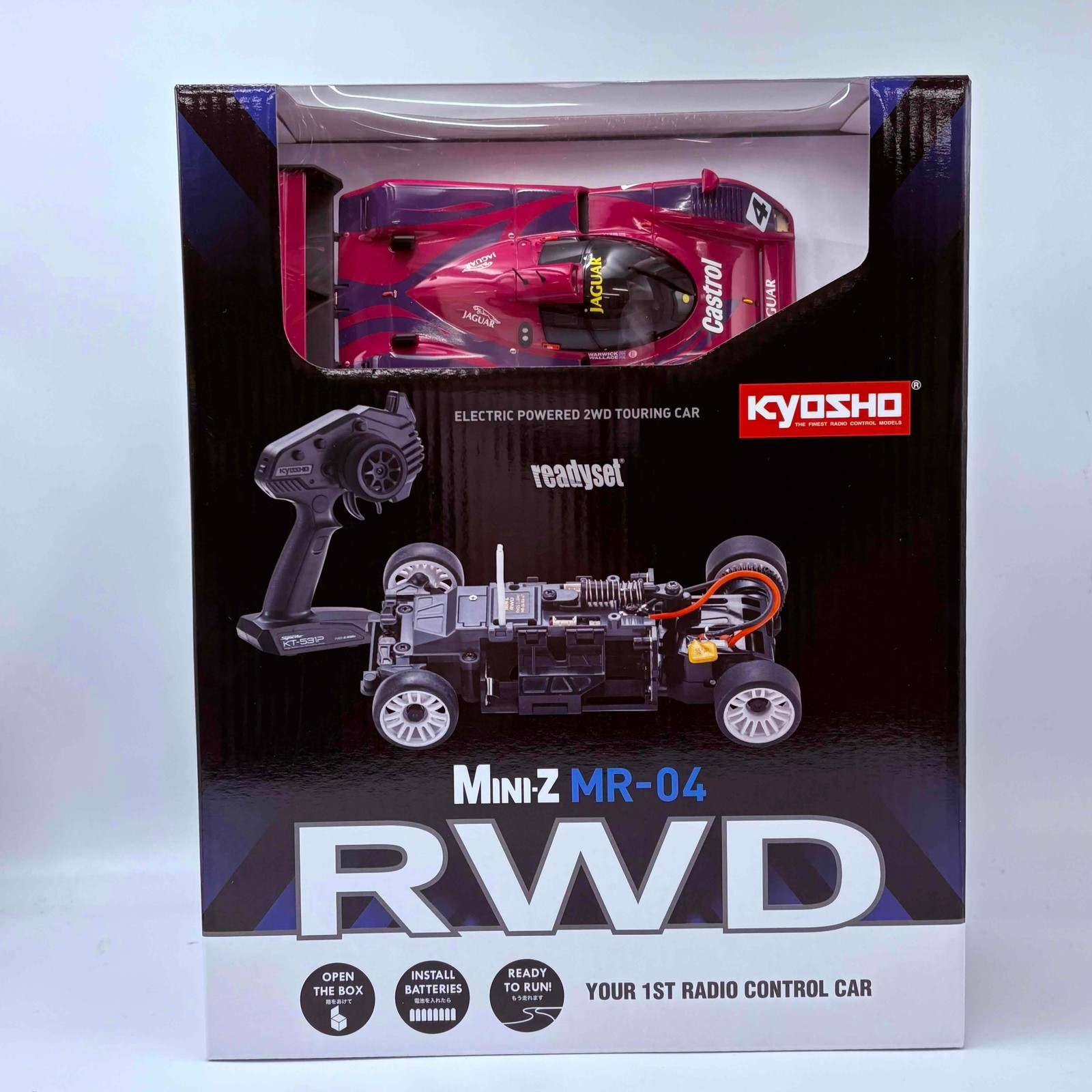 KYOSHO MINI-Z RWD MR-04 readyset JAGUAR XJR-14 No.4 LM 1991 32369LE