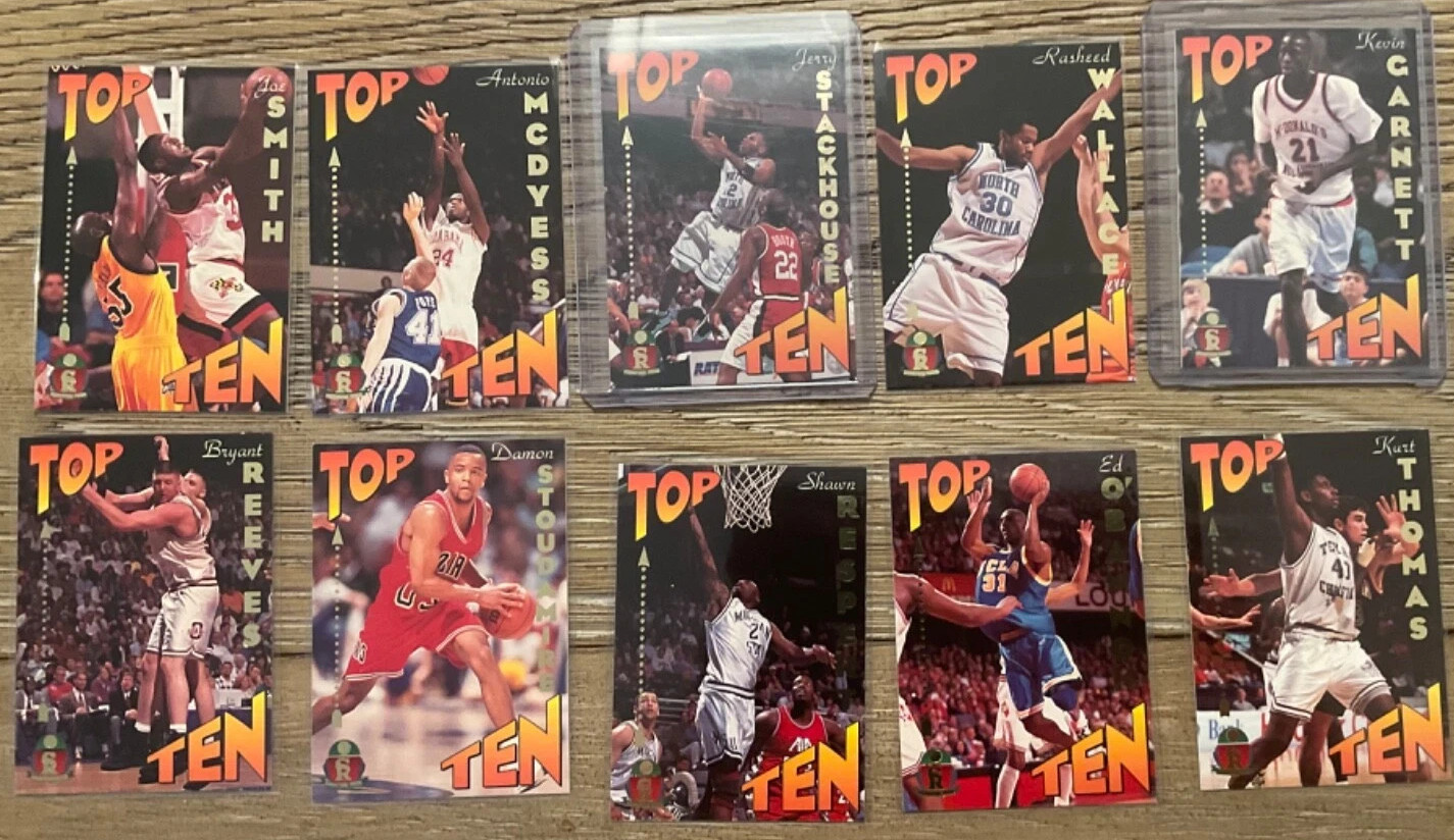 1995 SIGNATURE ROOKIES TOP 10 BASKETBALL COMPLETE 10 CARD SET 1995 SIGNATURE ROOKIES TOP 10 BASKETBALL COMPLETE 10 CARD SET