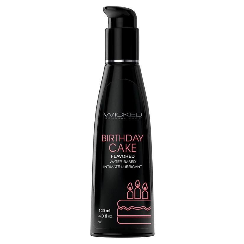 Wicked Aqua Edible Fruit Flavor Sex Lube Water Based Personal Natural Lubricant
