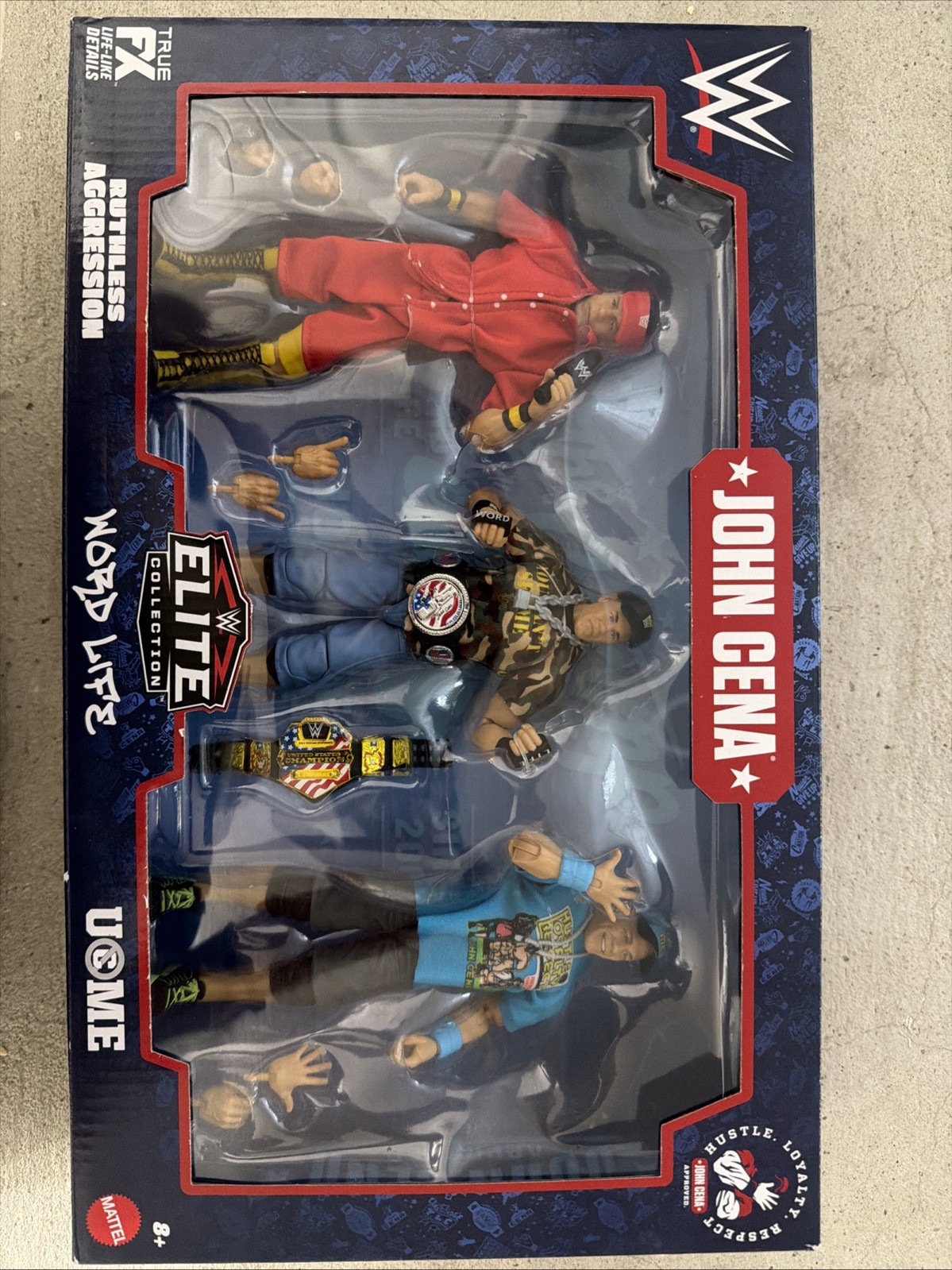 WWE John Cena Elite Collection 3-Pack Action Figure Set by Mattel 2025 NIB WWE John Cena Elite Collection 3-Pack Action Figure Set by Mattel 2025 NIB