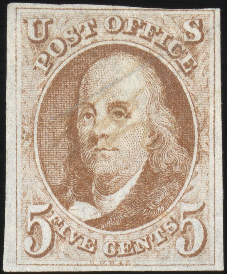 US Stamps # 1 Used 4 Huge To Large Margins A Fresh Gem US Stamps # 1 Used 4 Huge To Large Margins A Fresh Gem