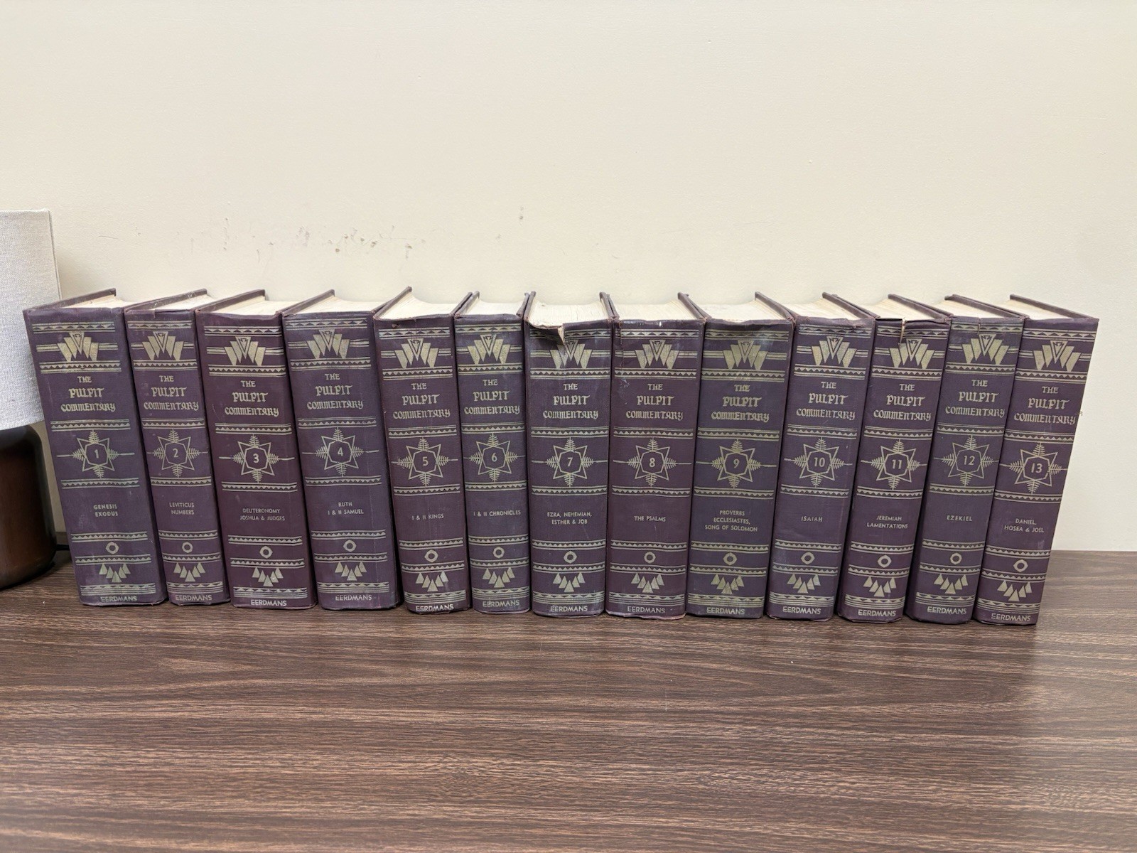 The Pulpit Commentary LOT of 13 Volumes HC Books Eerdmans NEAR COMPLETE