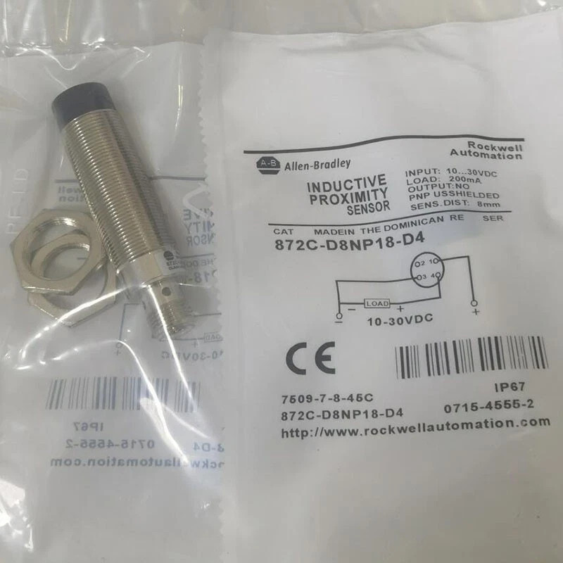 1PC 872CD8NP18D4 NEW Proximity Switch Sensor For Allen-Bradley 872C-D8NP18-D4