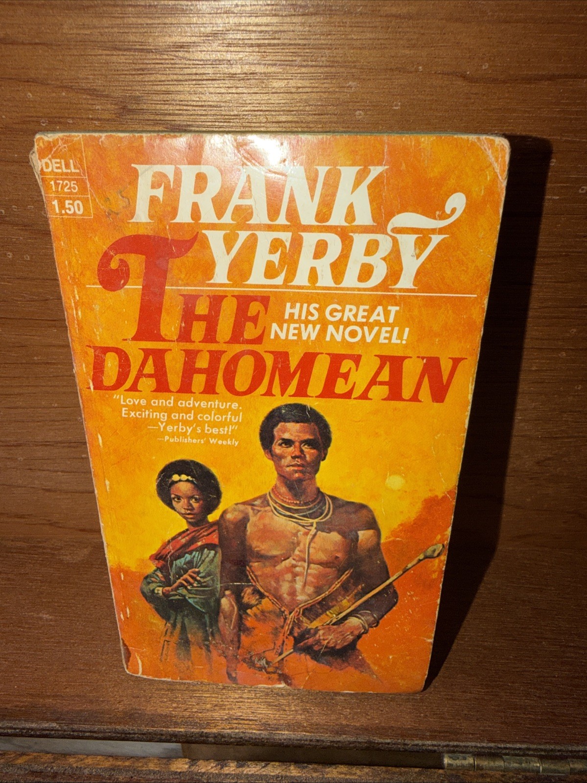 The Dahomean Frank Yerby Vintage Paperback Novel Dell Book 1972 The Dahomean Frank Yerby Vintage Paperback Novel Dell Book 1972