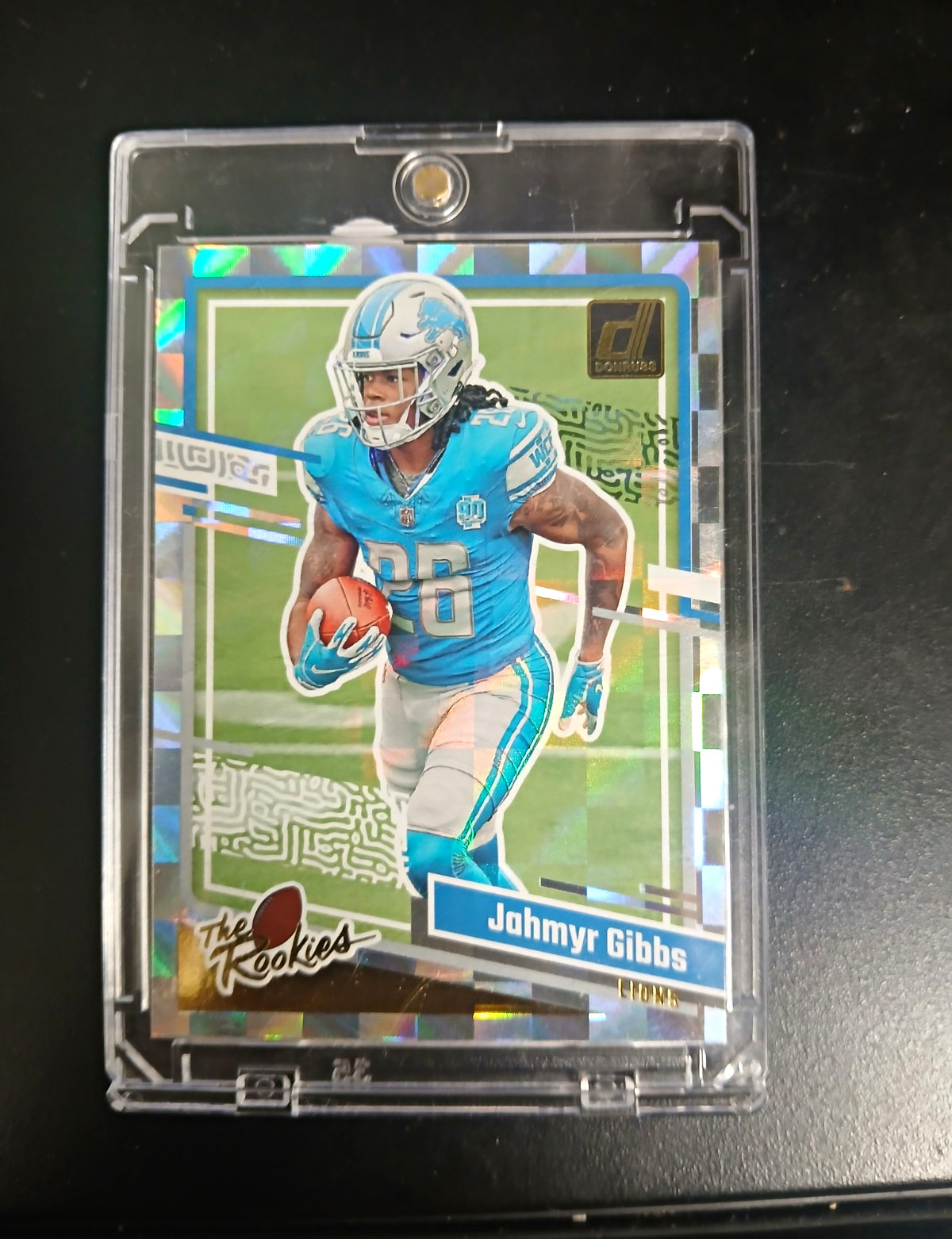 Panini 2023 Donruss The Rookies Jahmyr Gibbs Rookie Insert #6 Lions Panini 2023 Donruss The Rookies Jahmyr Gibbs Rookie Insert #6 Lions