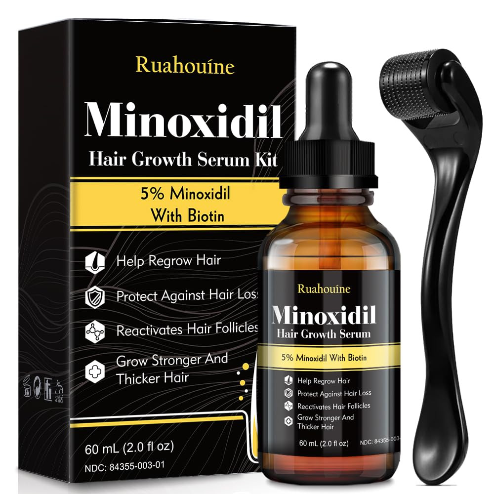5% Minoxidil Hair Regrowth Oil for Men and Women – Extra Strength Topical Serum