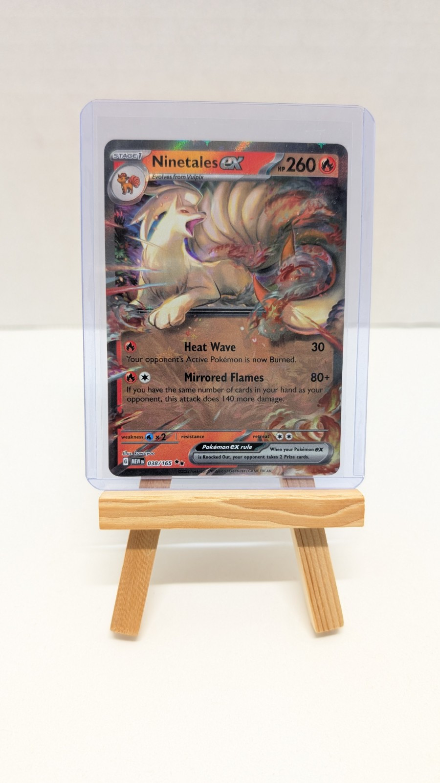 Pokémon TCG, Ninetales Ex 038/165 - 151 Pokémon TCG, Ninetales Ex 038/165 - 151