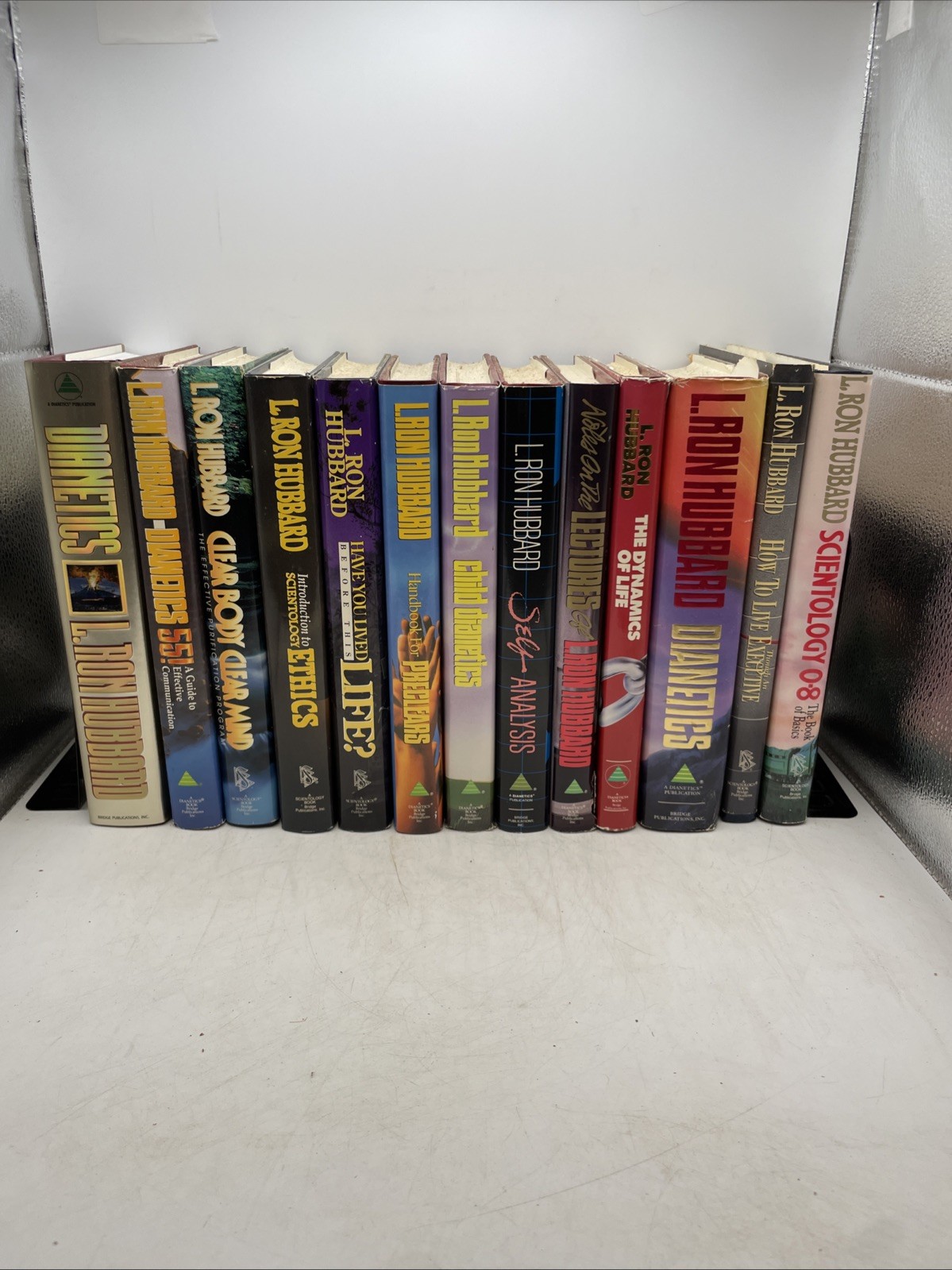 Lot of 13 SCIENTOLOGY DIANTEICS L. Ron Hubbard Books HC/DJ Ethics LECTURES Lot of 13 SCIENTOLOGY DIANTEICS L. Ron Hubbard Books HC/DJ Ethics LECTURES