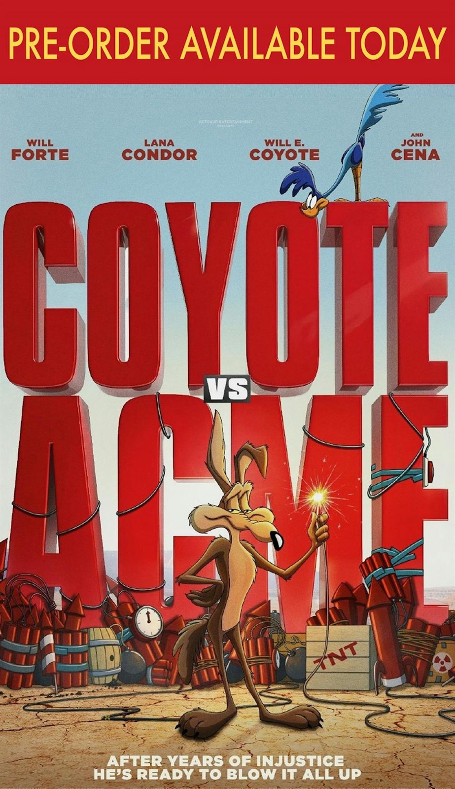 Coyote vs. Acme DVD NEW