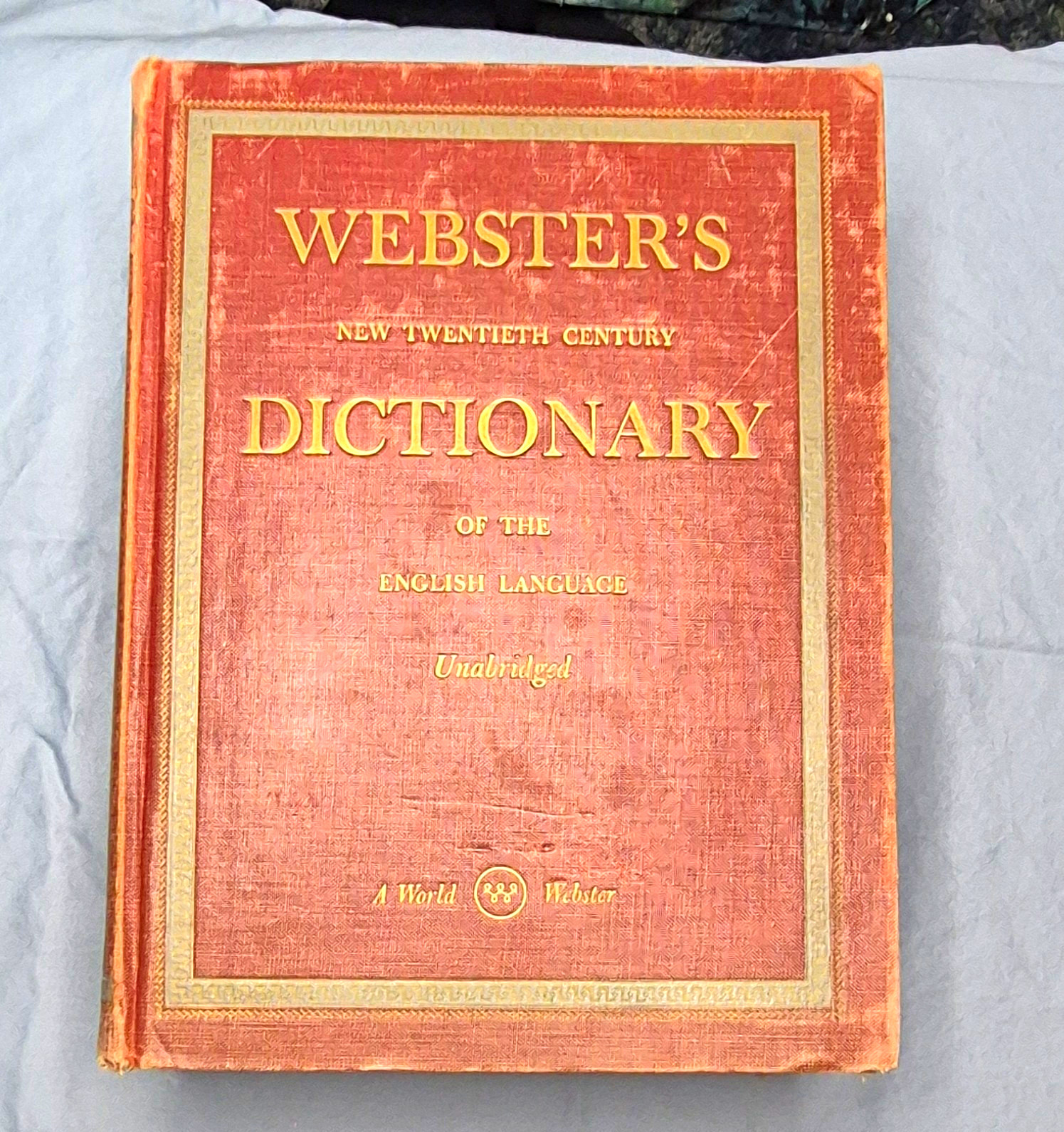 Webster\'s New Twentieth Century Dictionary Unabridged Illustrated Hardcover 1951