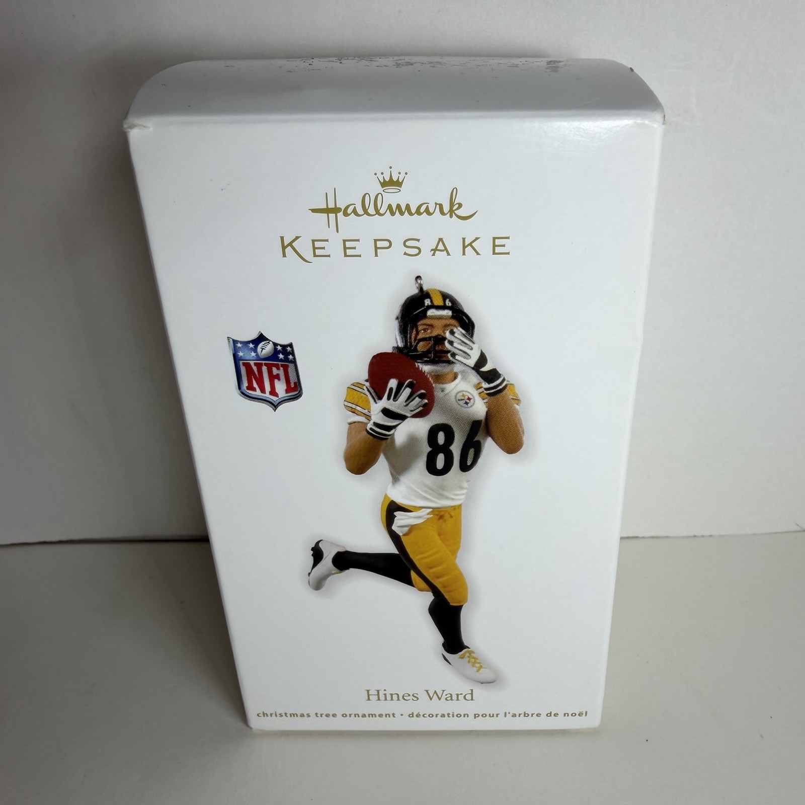 2012 Hallmark Keepsake HINES WARD Pittsburgh Steelers Ornament NEW