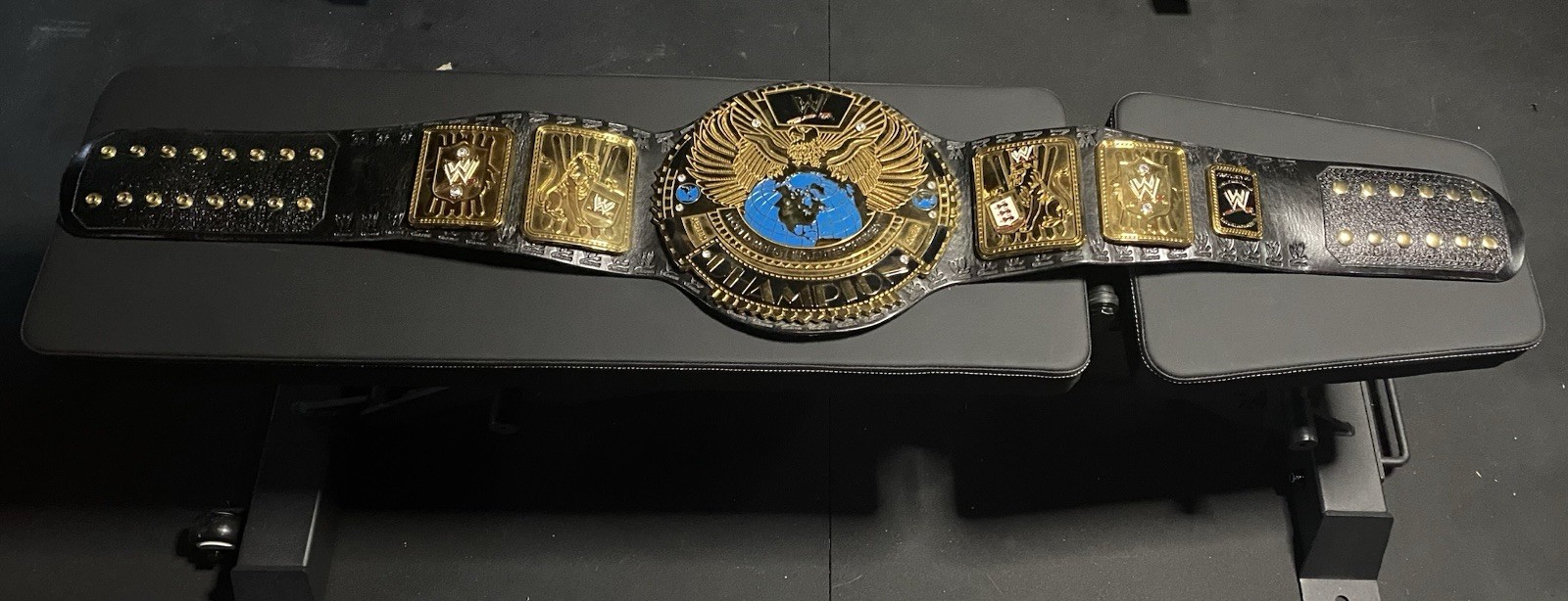 Official WWE Attitude Era Big Eagle Championship Replica Belt Real Leather Strap